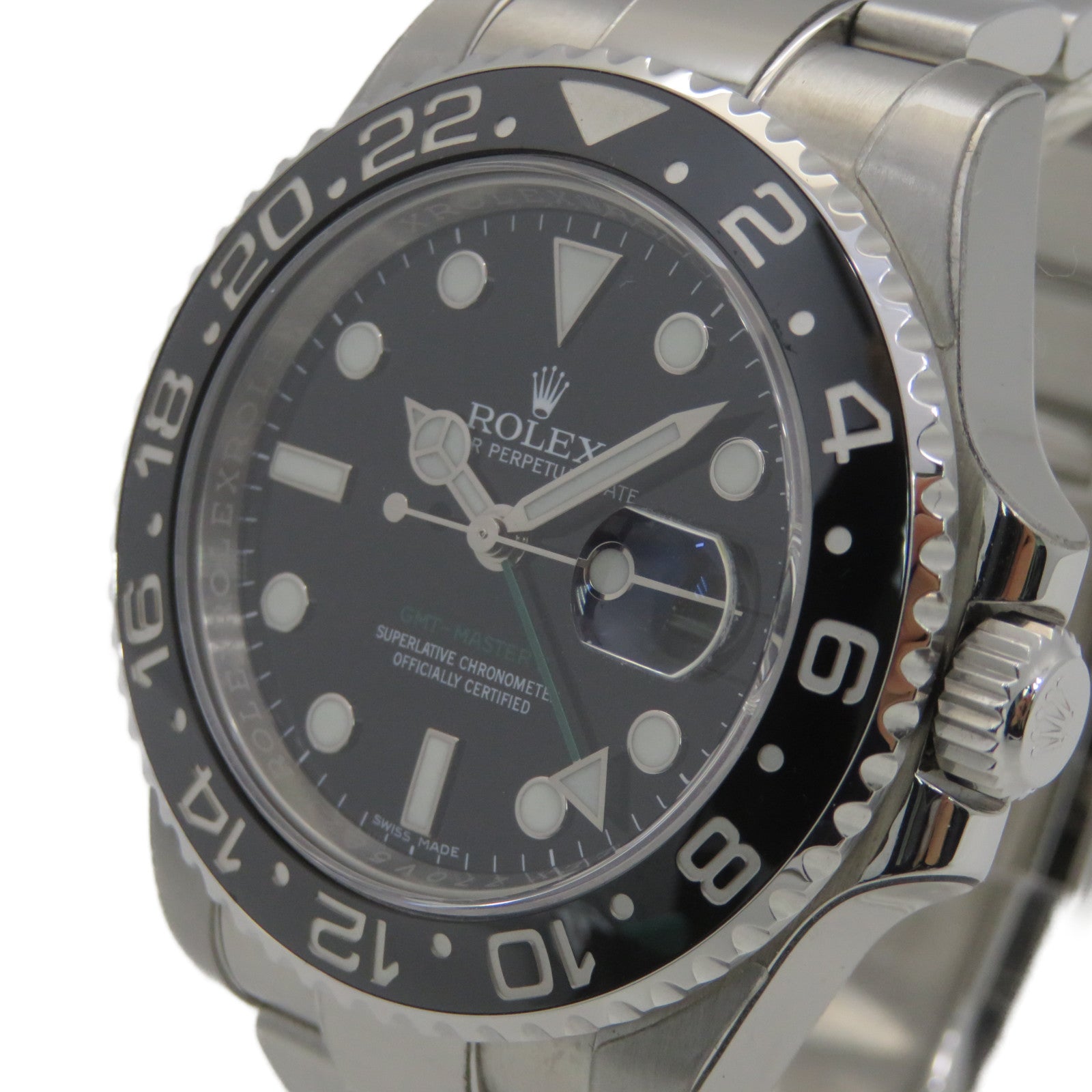 ROLEX GMT Master II不锈钢手表自动机芯黑色