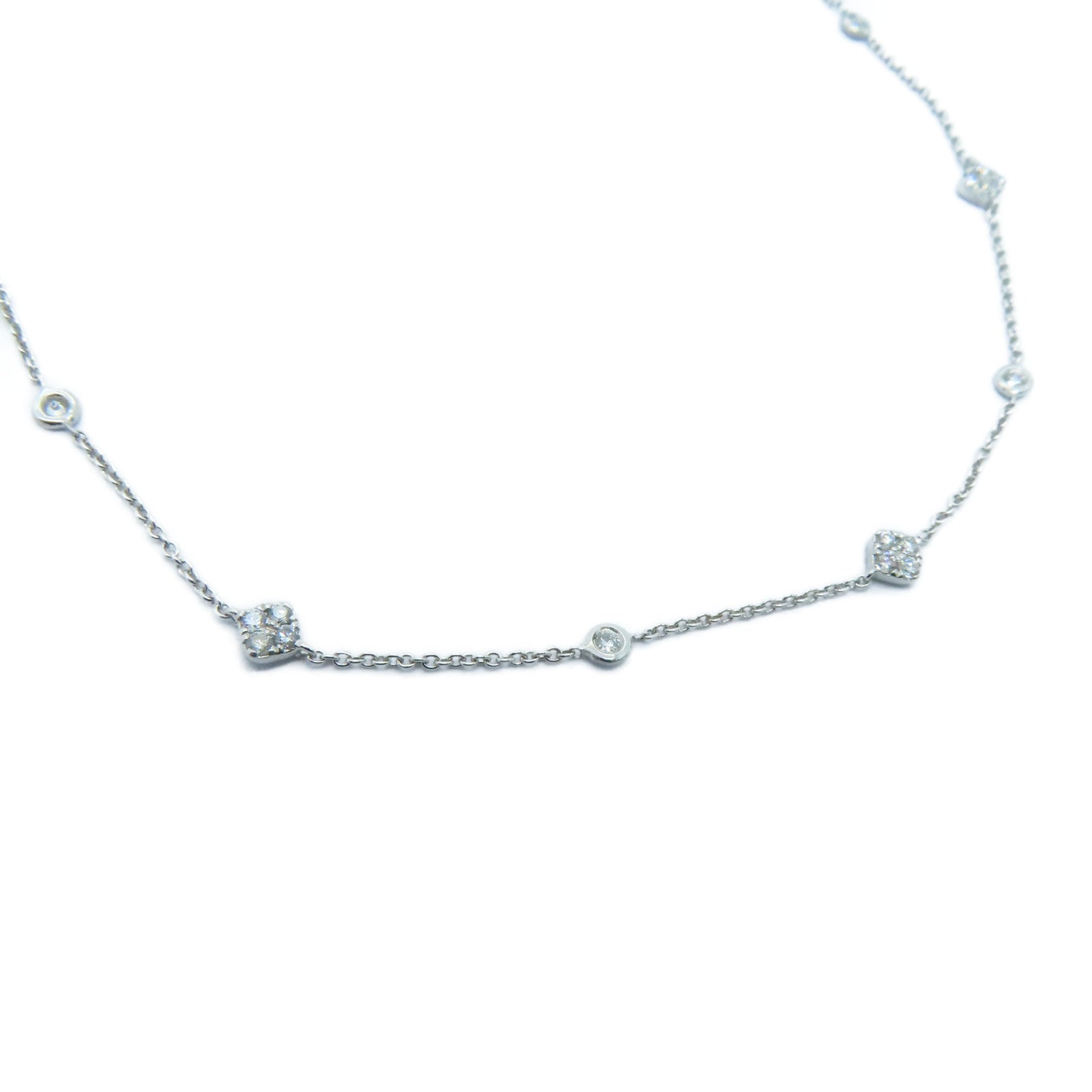 JEWELRY 【激减优惠】18K白金Diamond Bracelet钻石手链