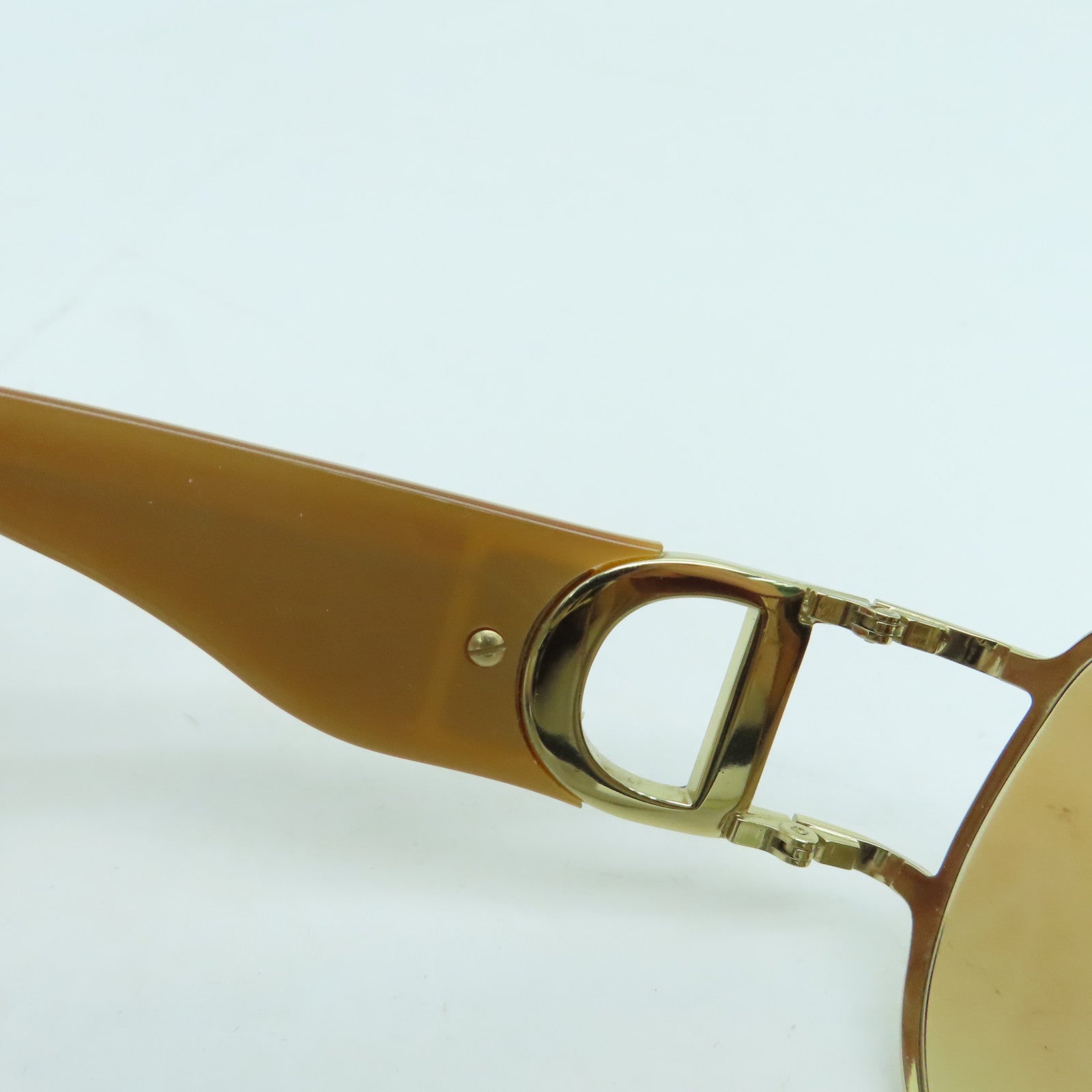 Dior PVC/金屬Sunglasses太陽眼鏡啡色