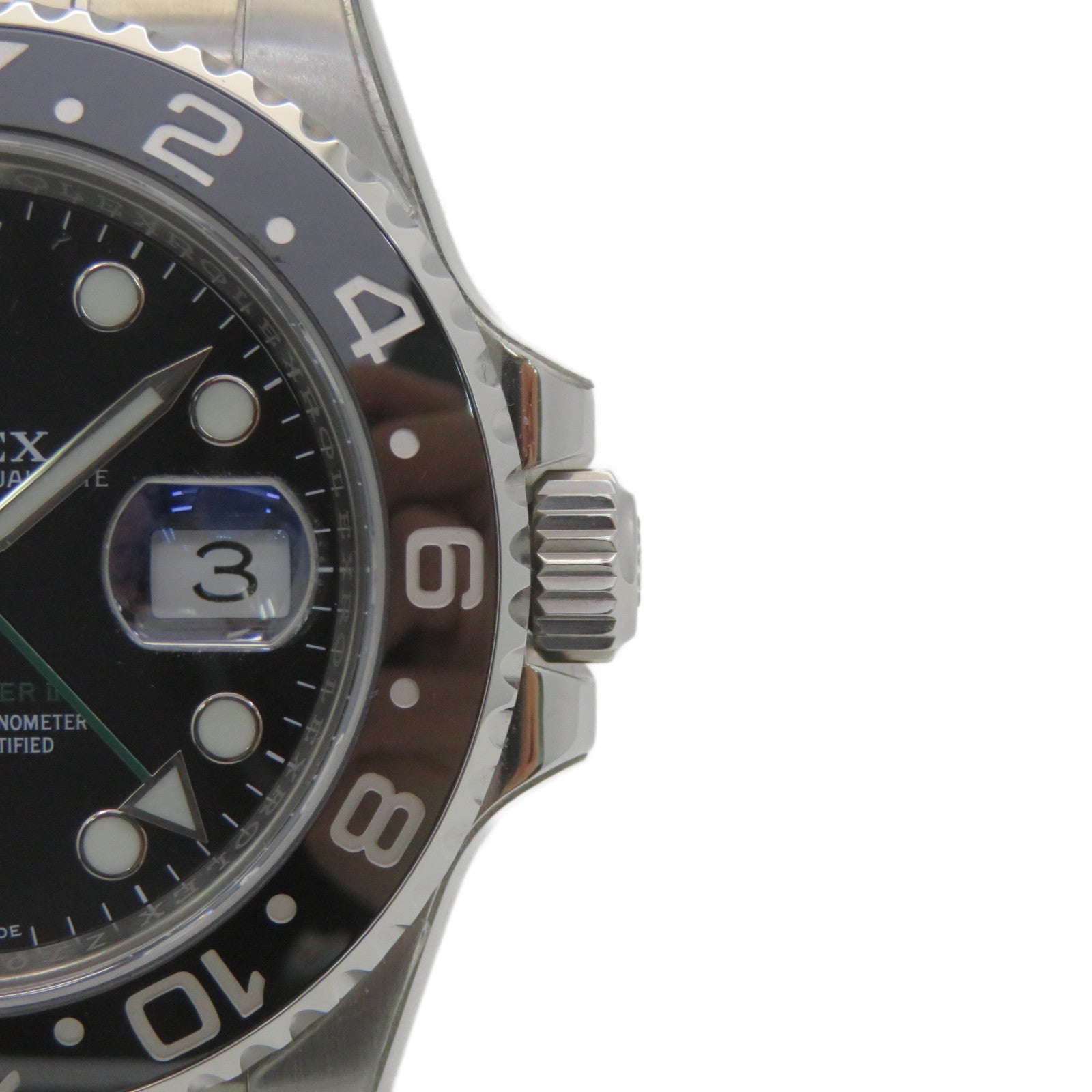 ROLEX GMT Master II不锈钢手表自动机芯黑色