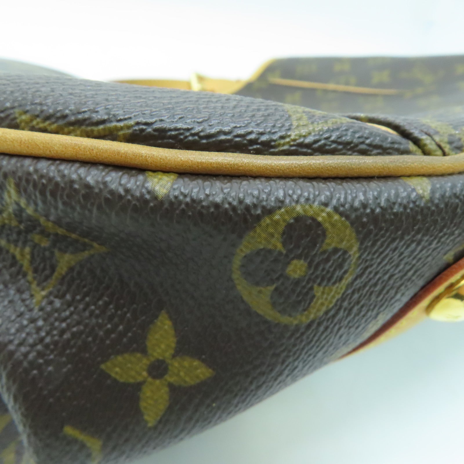 LOUIS VUITTON Monogram Galliera PM金扣手挽袋/肩背袋啡色
