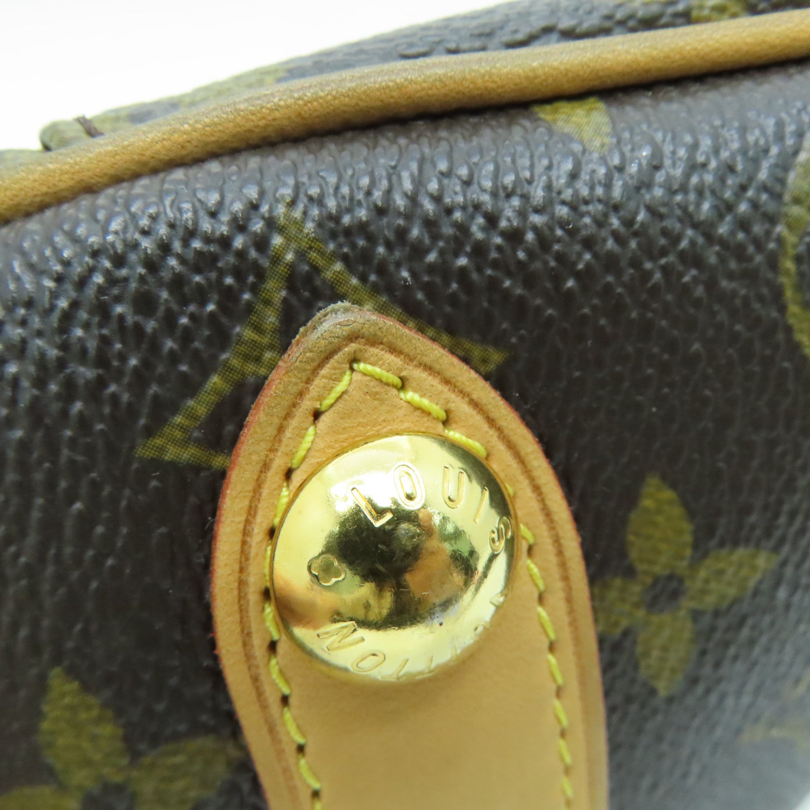 LOUIS VUITTON Monogram Galliera PM金扣手挽袋/肩背袋啡色