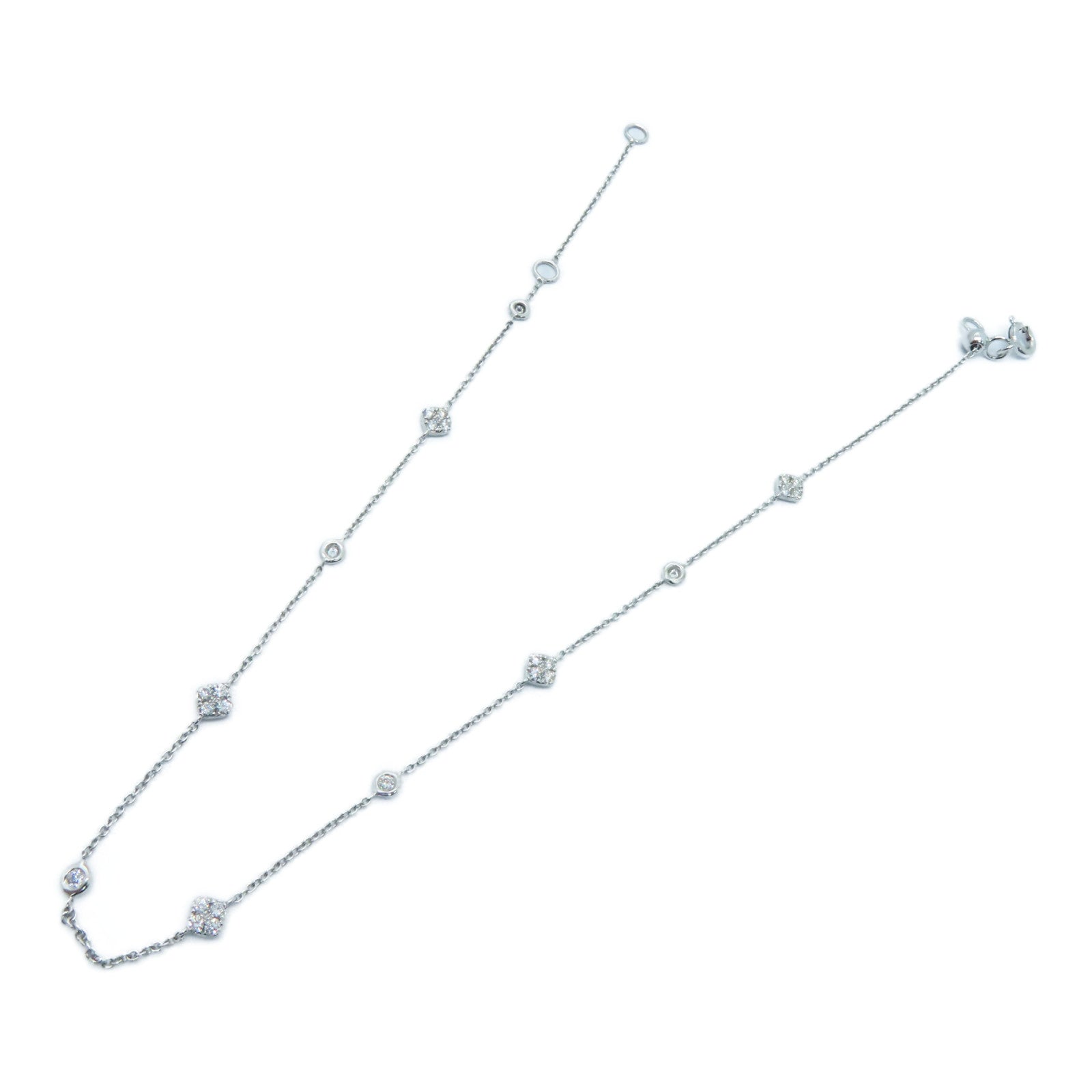 JEWELRY 【激减优惠】18K白金Diamond Bracelet钻石手链