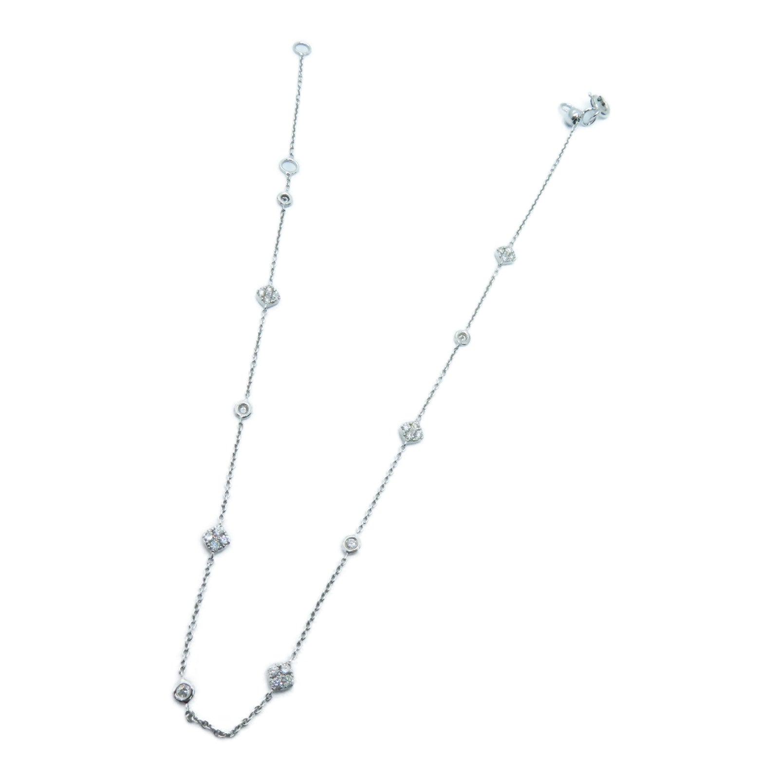 JEWELRY 【激减优惠】18K白金Diamond Bracelet钻石手链