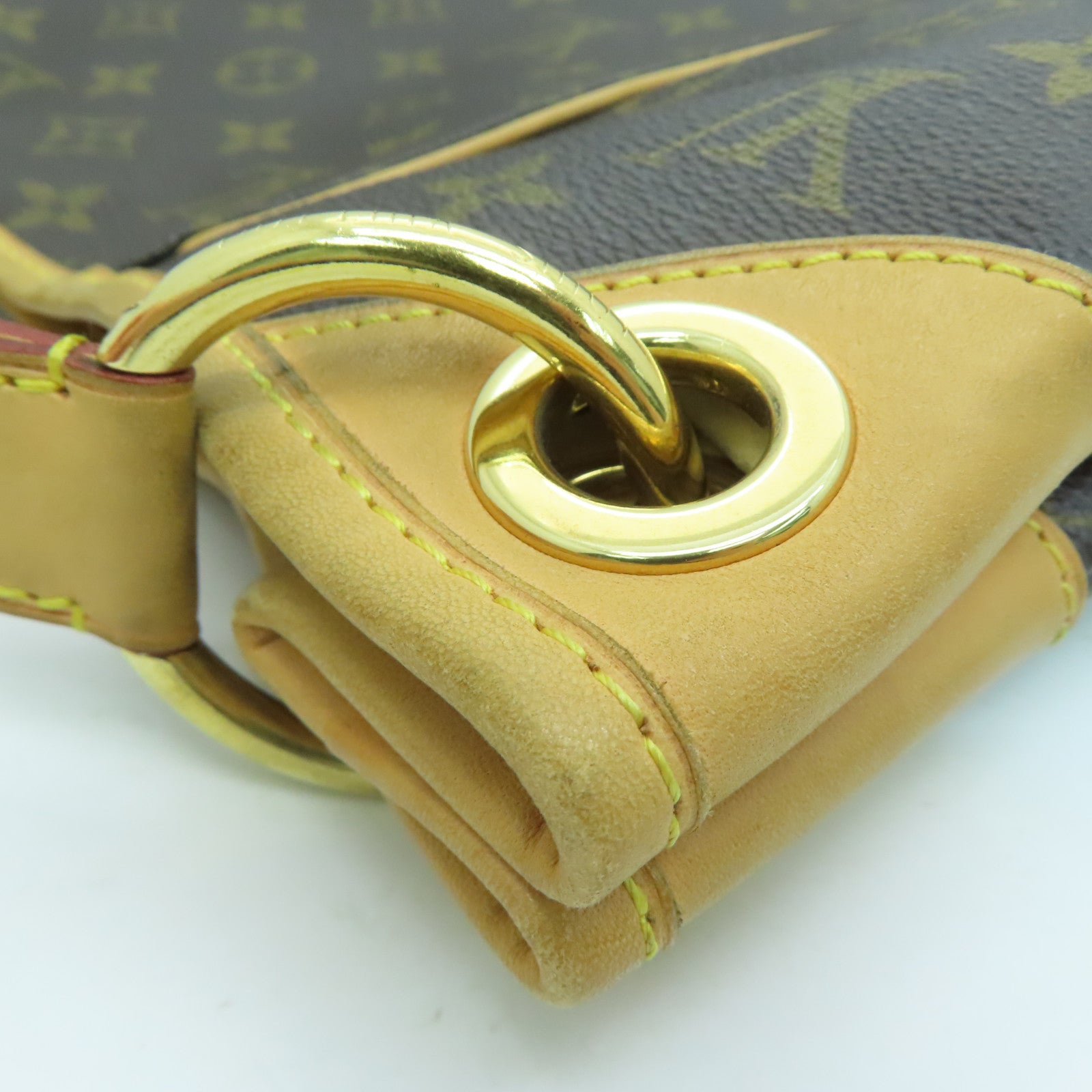 LOUIS VUITTON Monogram Galliera PM金扣手挽袋/肩背袋啡色