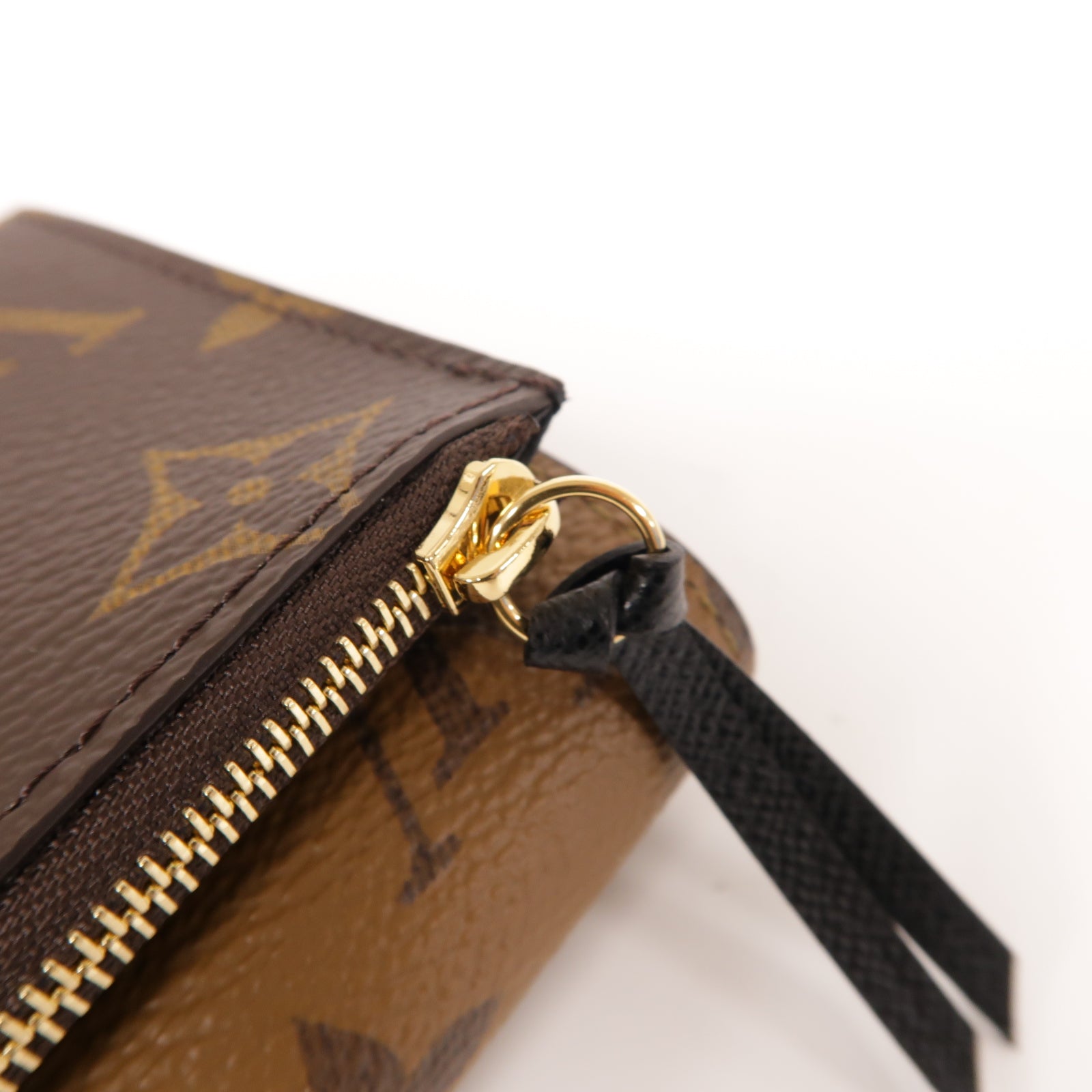 LOUIS VUITTON Monogram Victorine Wallet金扣錢包啡色
