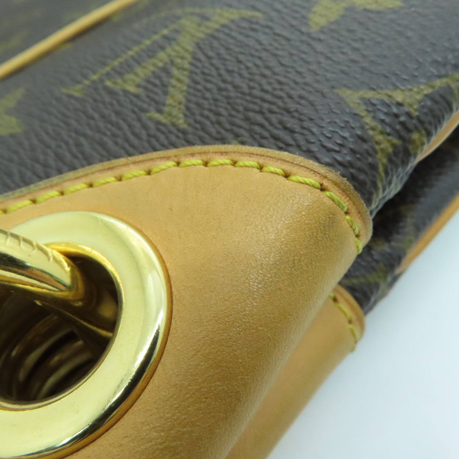 LOUIS VUITTON Monogram Galliera PM金扣手挽袋/肩背袋啡色