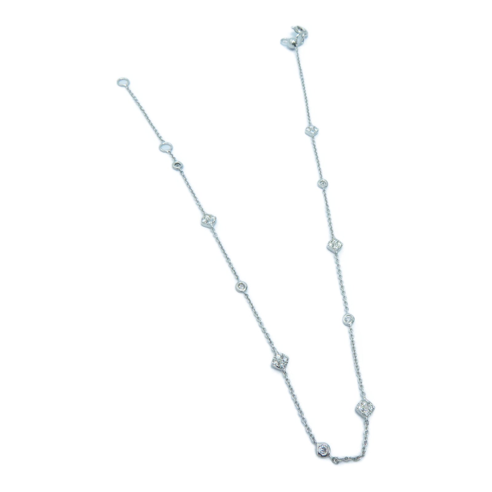 JEWELRY 【激减优惠】18K白金Diamond Bracelet钻石手链