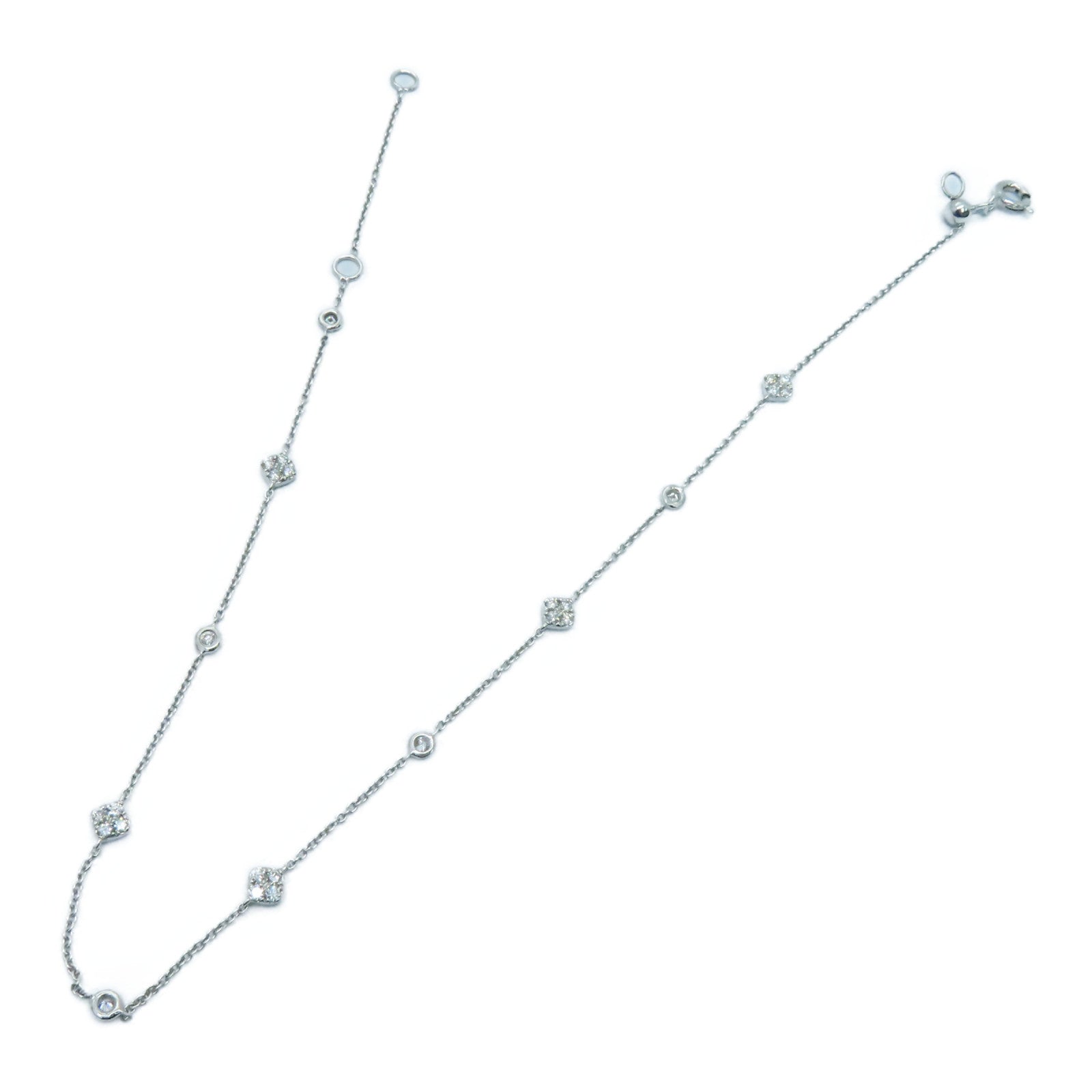 JEWELRY 【激减优惠】18K白金Diamond Bracelet钻石手链
