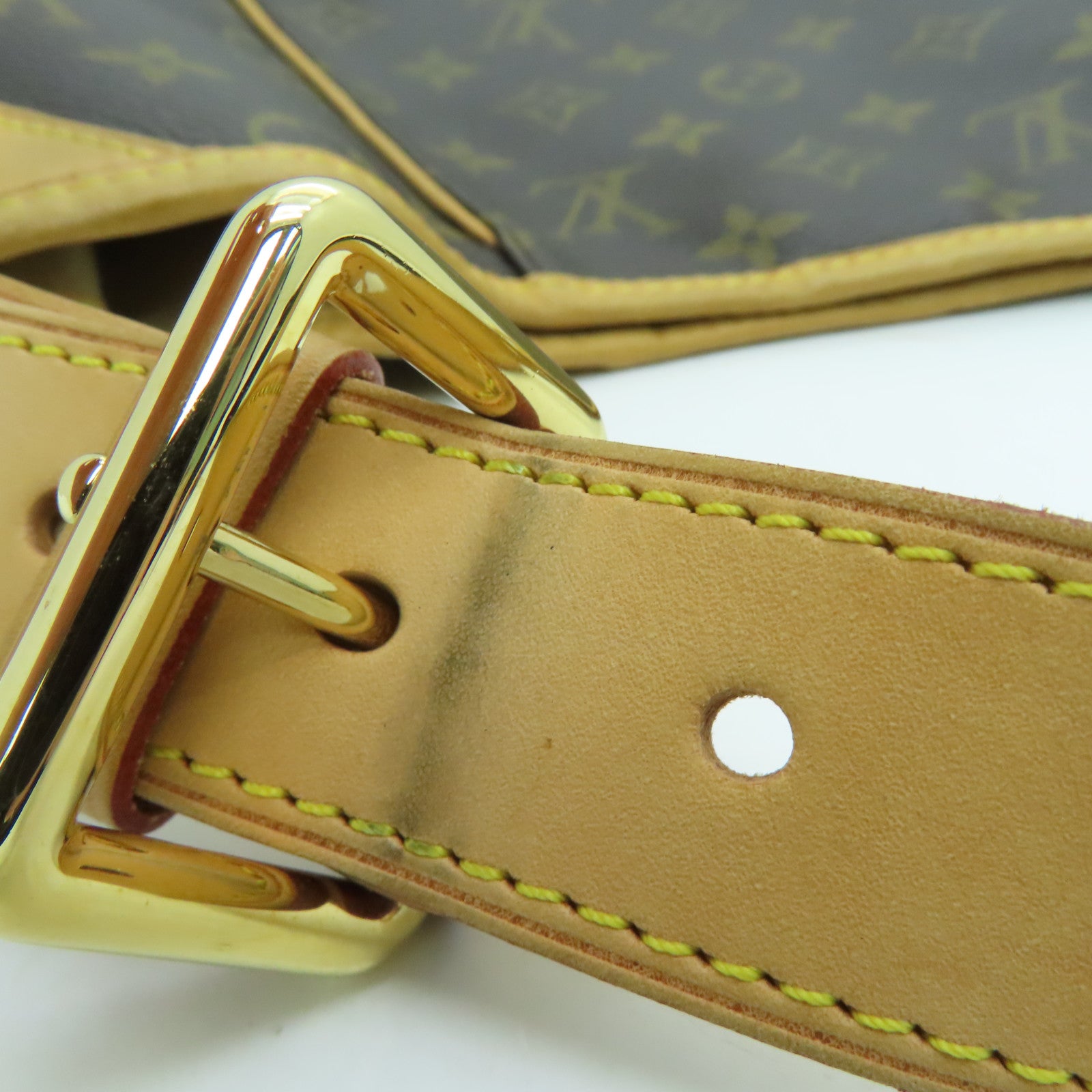 LOUIS VUITTON Monogram Galliera PM金扣手挽袋/肩背袋啡色