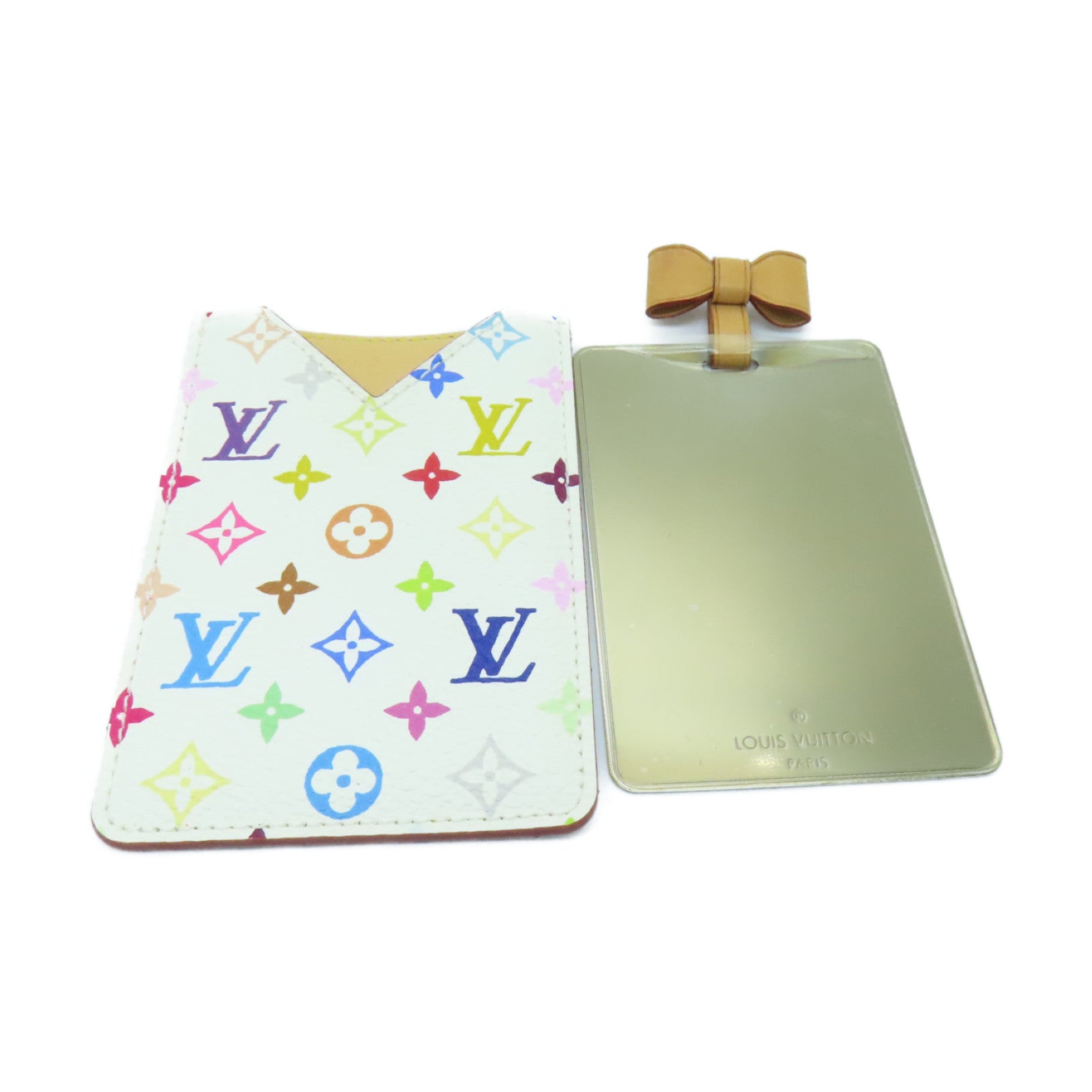LOUIS VUITTON Monogram Multicolore ETUI MIROIR鏡子白色/彩色