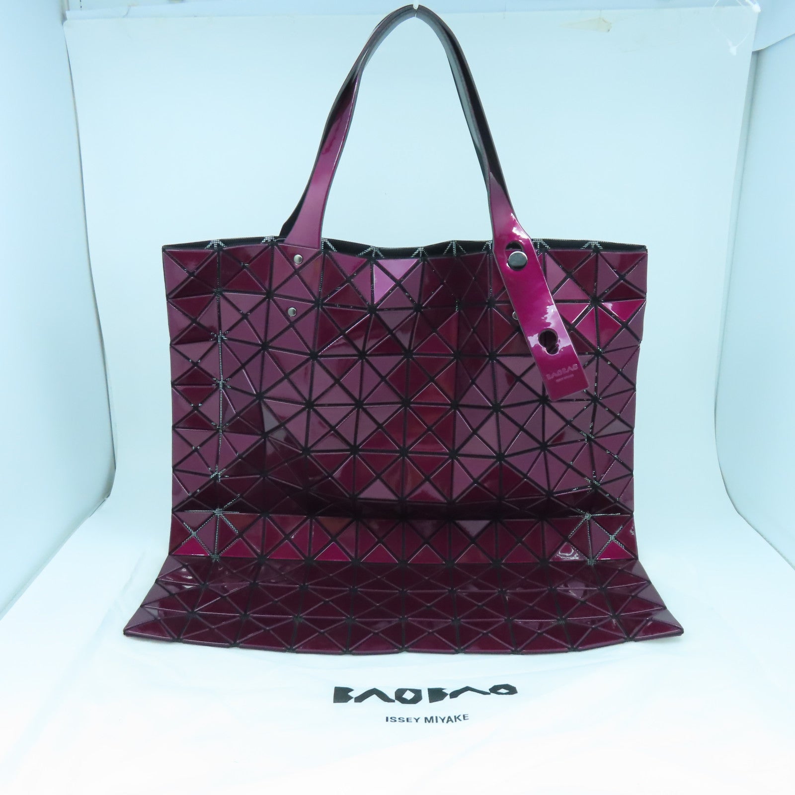 SELECTION PVC Issey Miyake Bao Bao Tote Bag手挽袋紫色