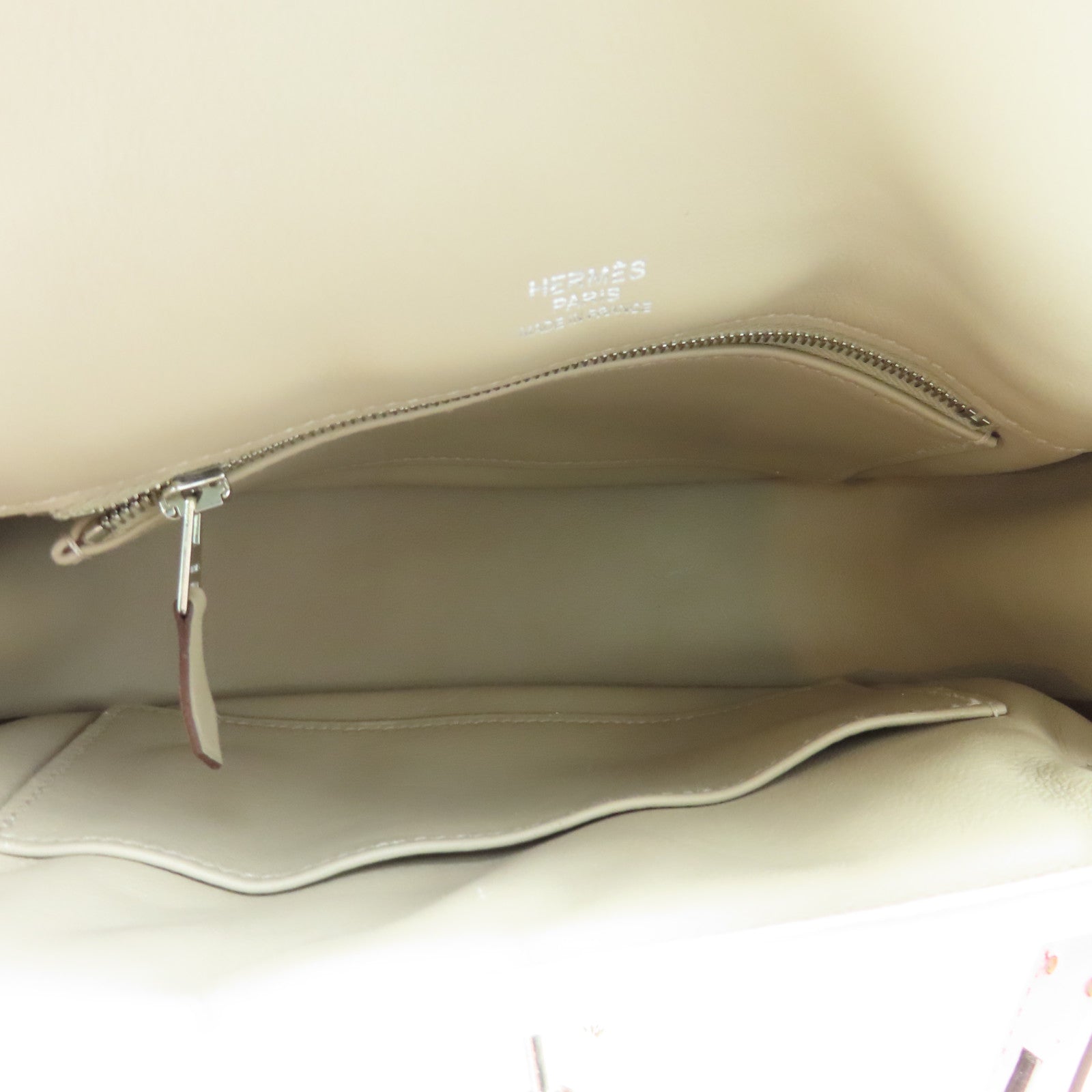 HERMES Swift皮革Mini Berline銀扣肩背袋櫻花粉