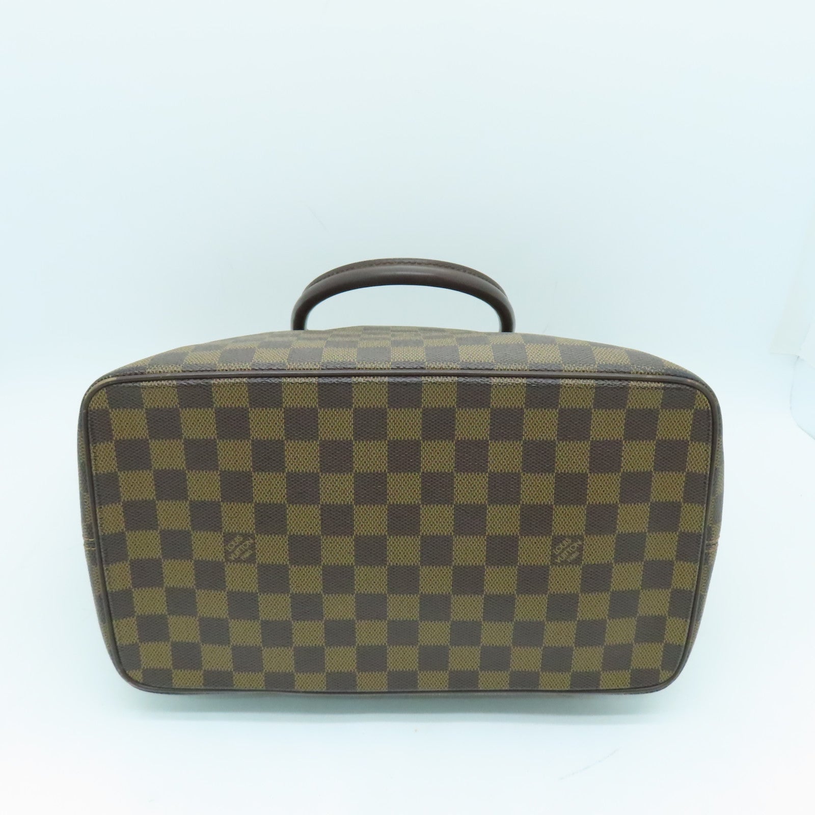 LOUIS VUITTON 【激減優惠】Damier Saleya MM金扣肩背袋棕色