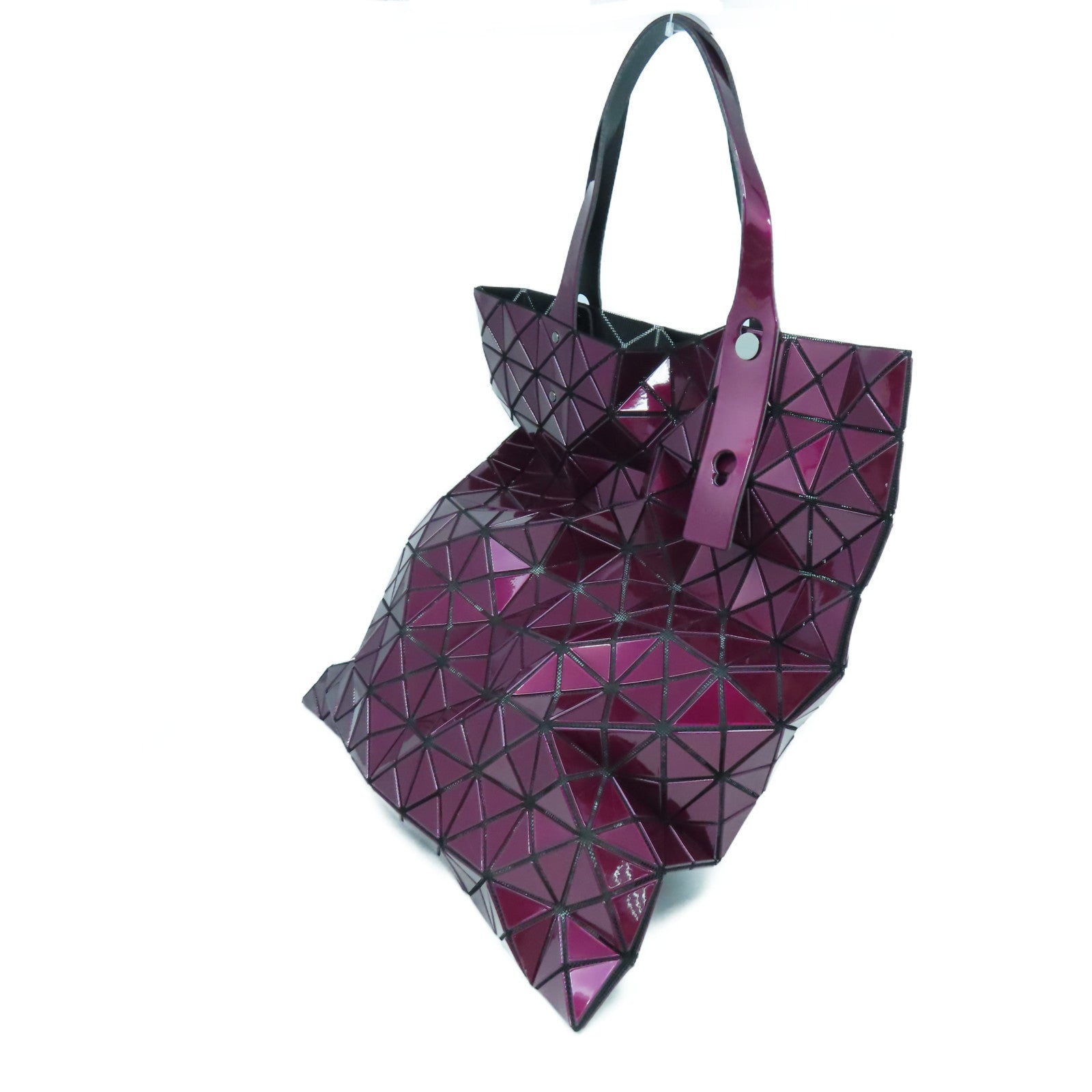 SELECTION PVC Issey Miyake Bao Bao Tote Bag手挽袋紫色