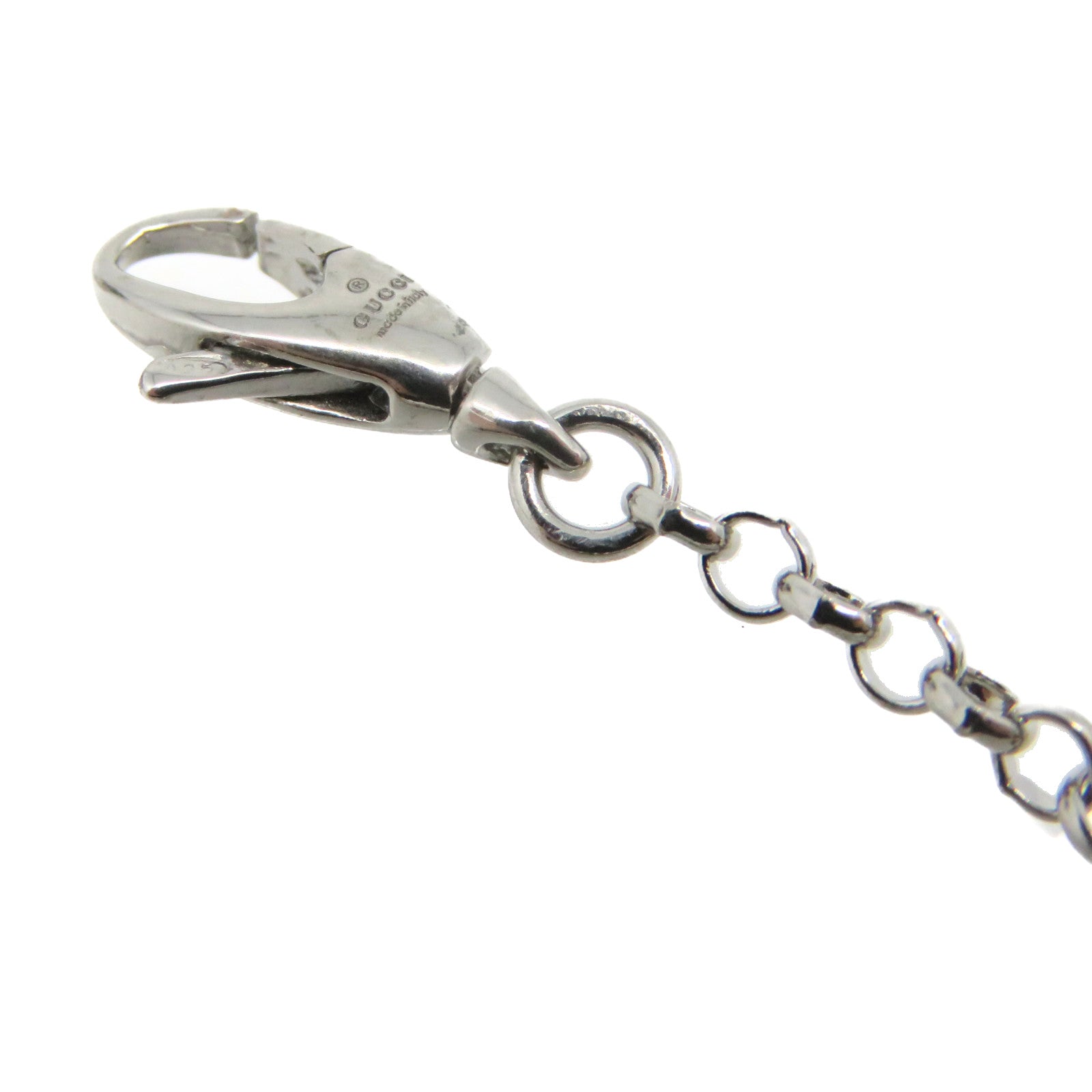 GUCCI 925 Sterling Silver Bosco Orso Necklace Necklace