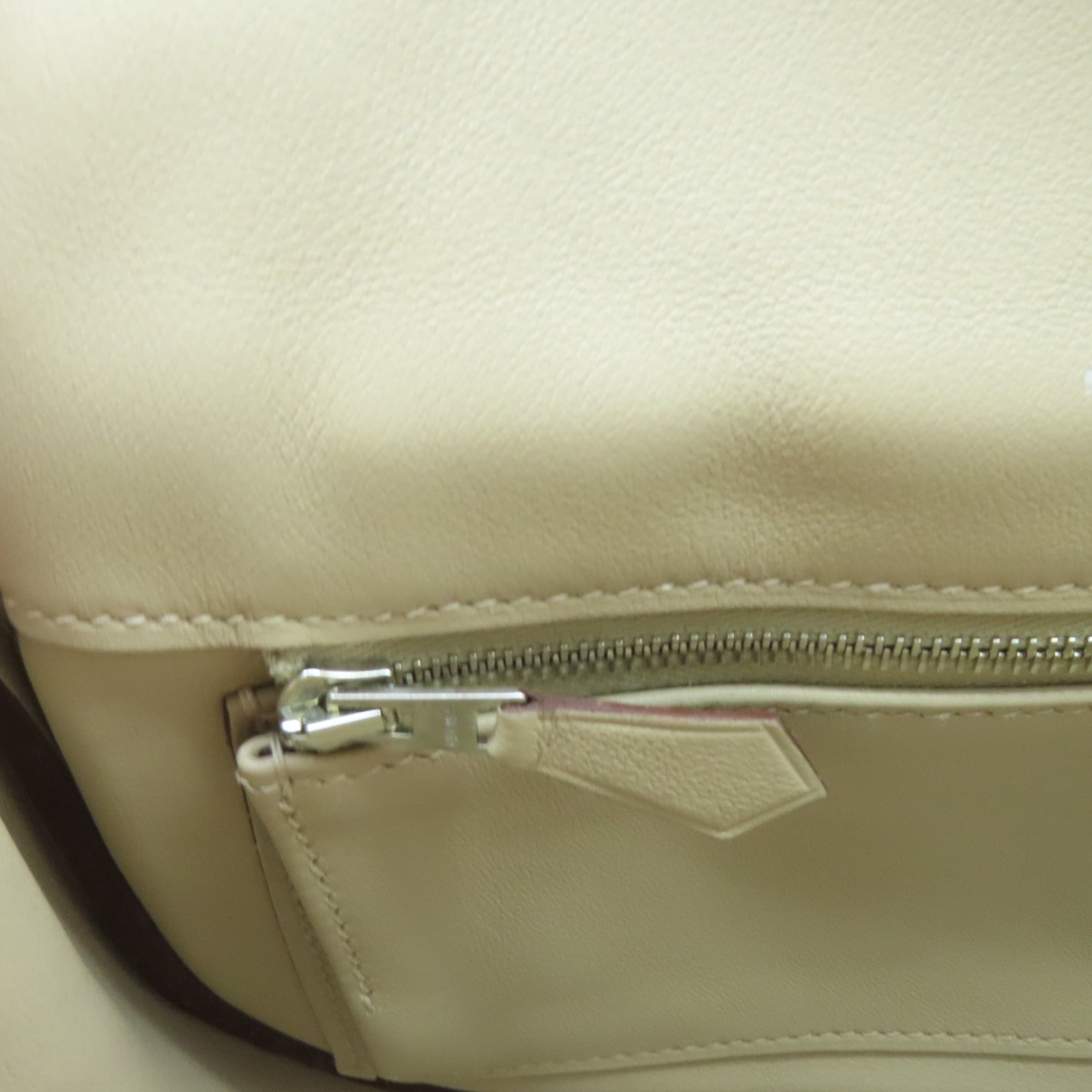 HERMES Swift皮革Mini Berline銀扣肩背袋櫻花粉