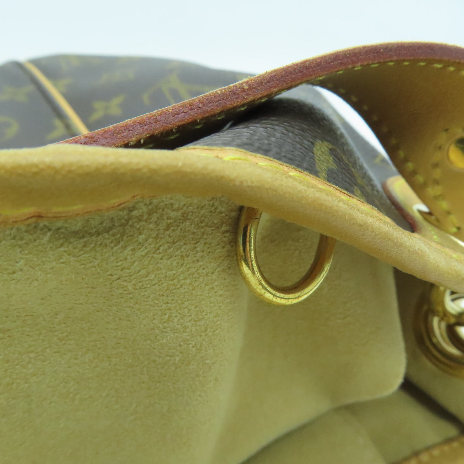 LOUIS VUITTON Monogram Galliera PM金扣手挽袋/肩背袋啡色