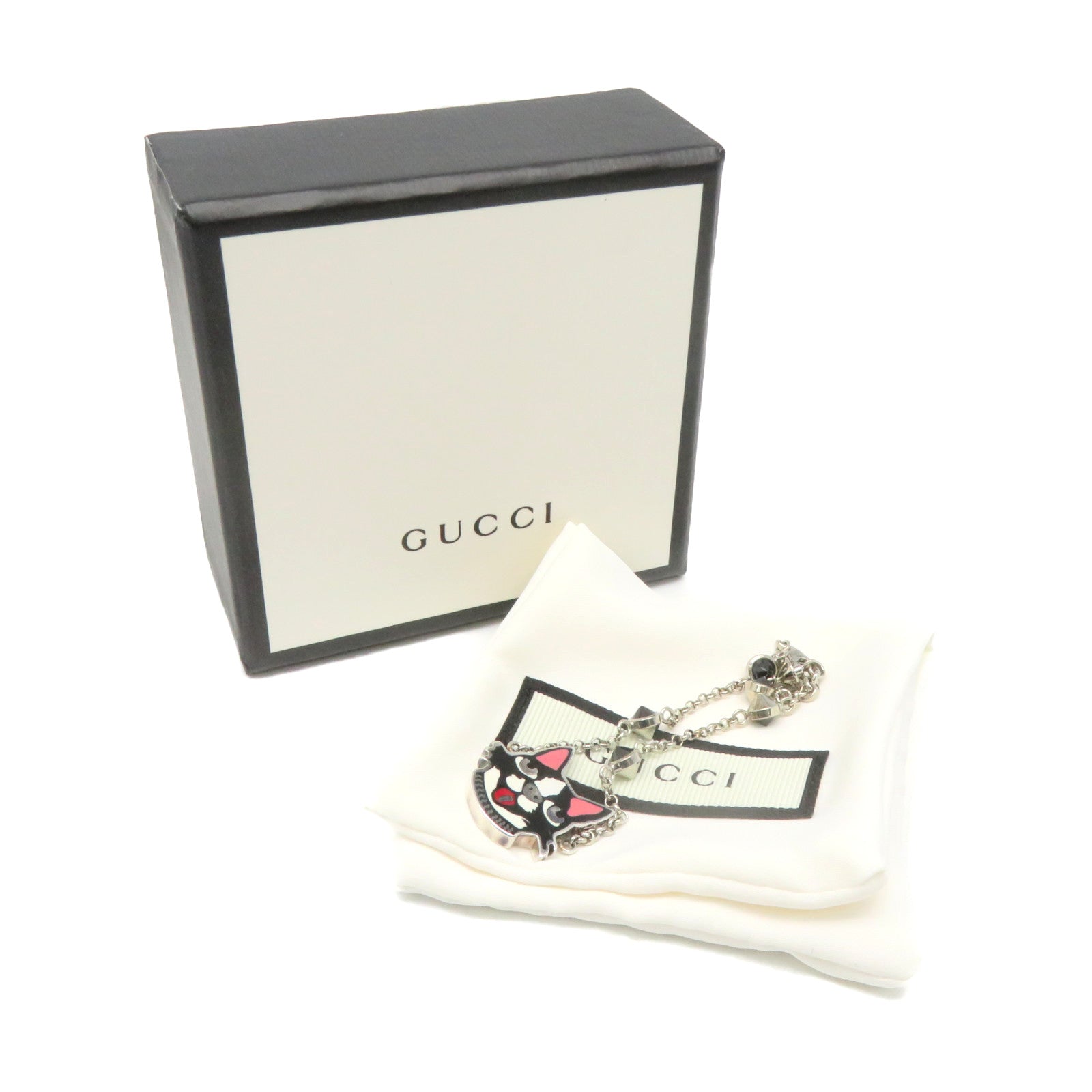 GUCCI 925 Sterling Silver Bosco Orso Bracelet Bracelet