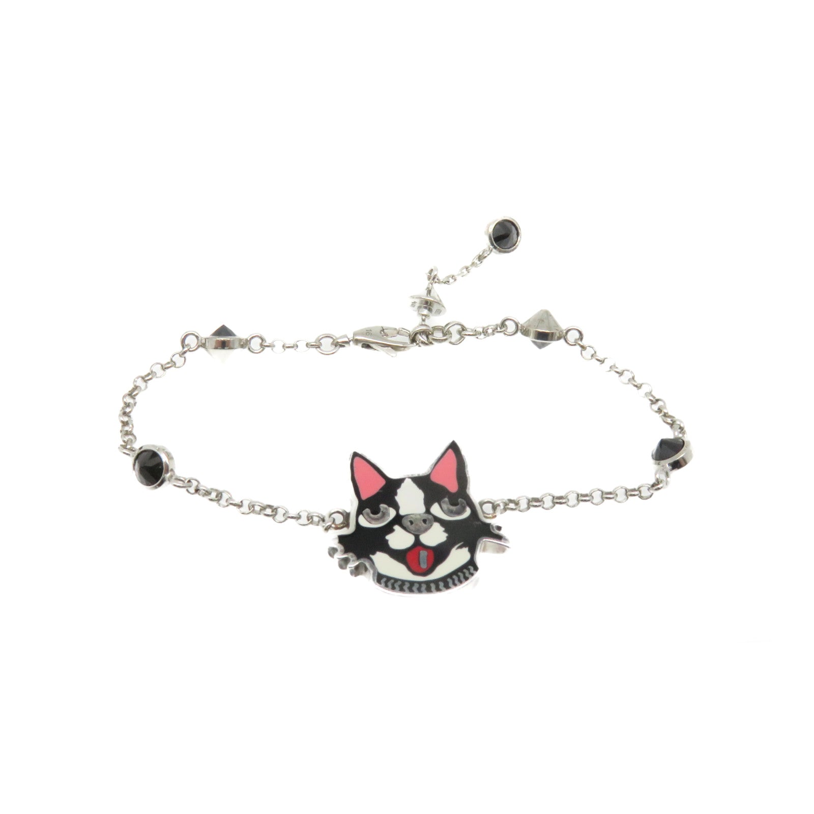 GUCCI 925 Sterling Silver Bosco Orso Bracelet Bracelet