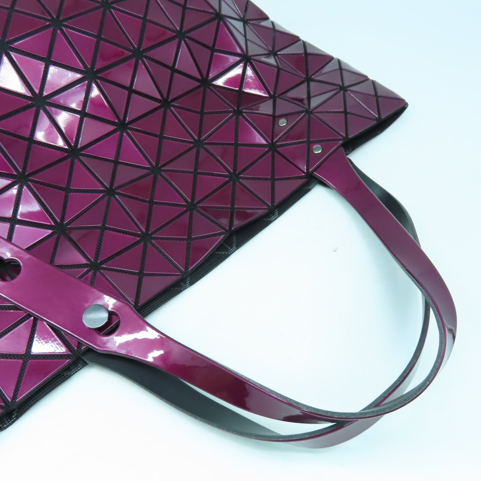 SELECTION PVC Issey Miyake Bao Bao Tote Bag手挽袋紫色