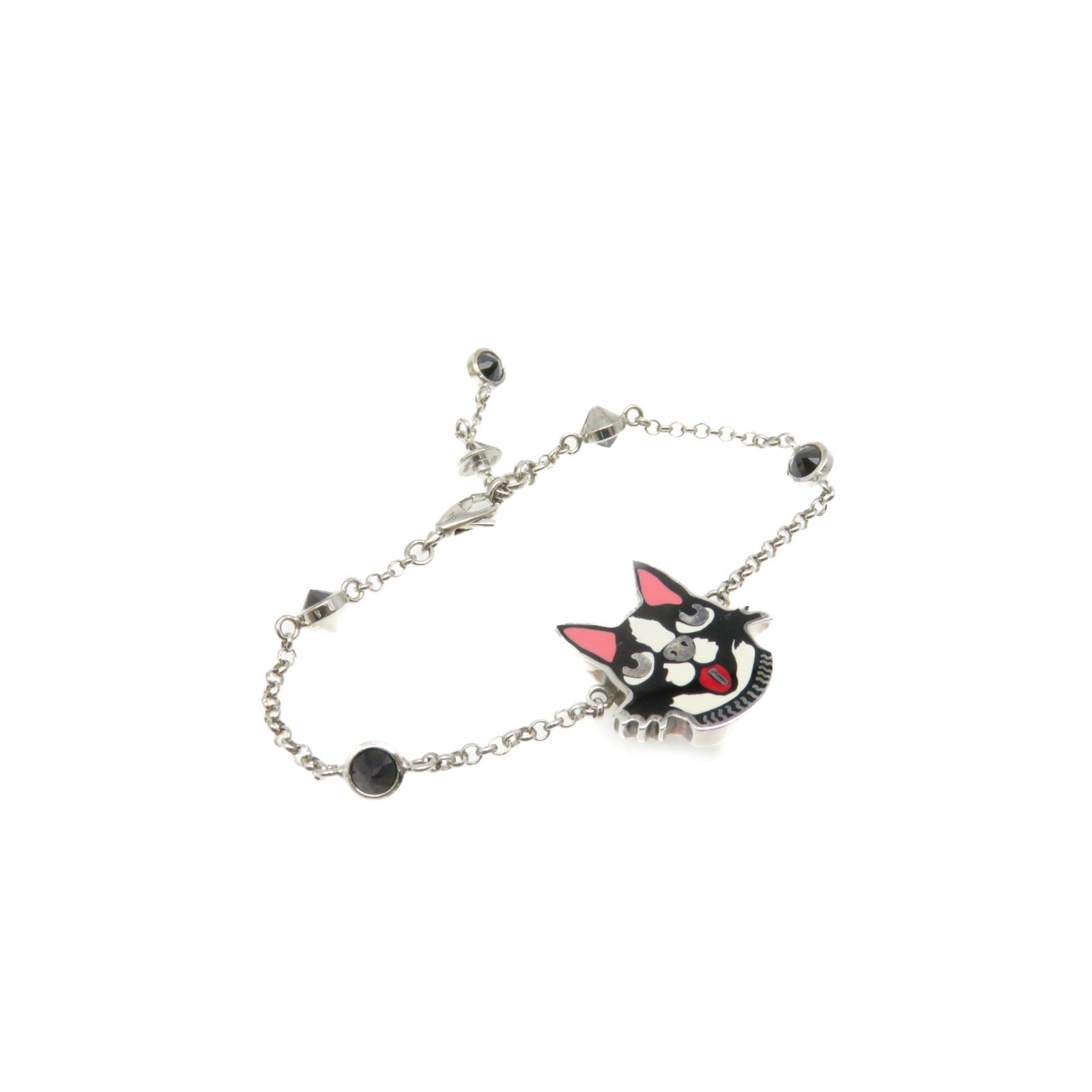 GUCCI 925 Sterling Silver Bosco Orso Bracelet Bracelet