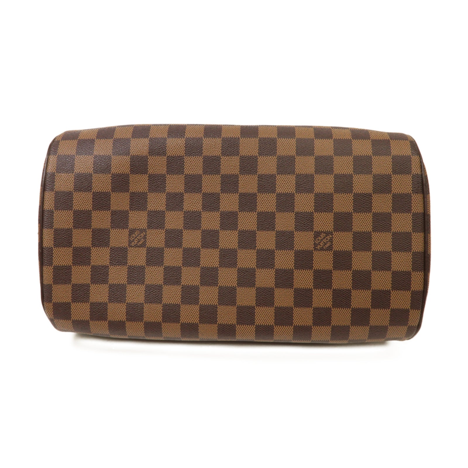 LOUIS VUITTON Damier Ribera MM金扣手挽袋啡色