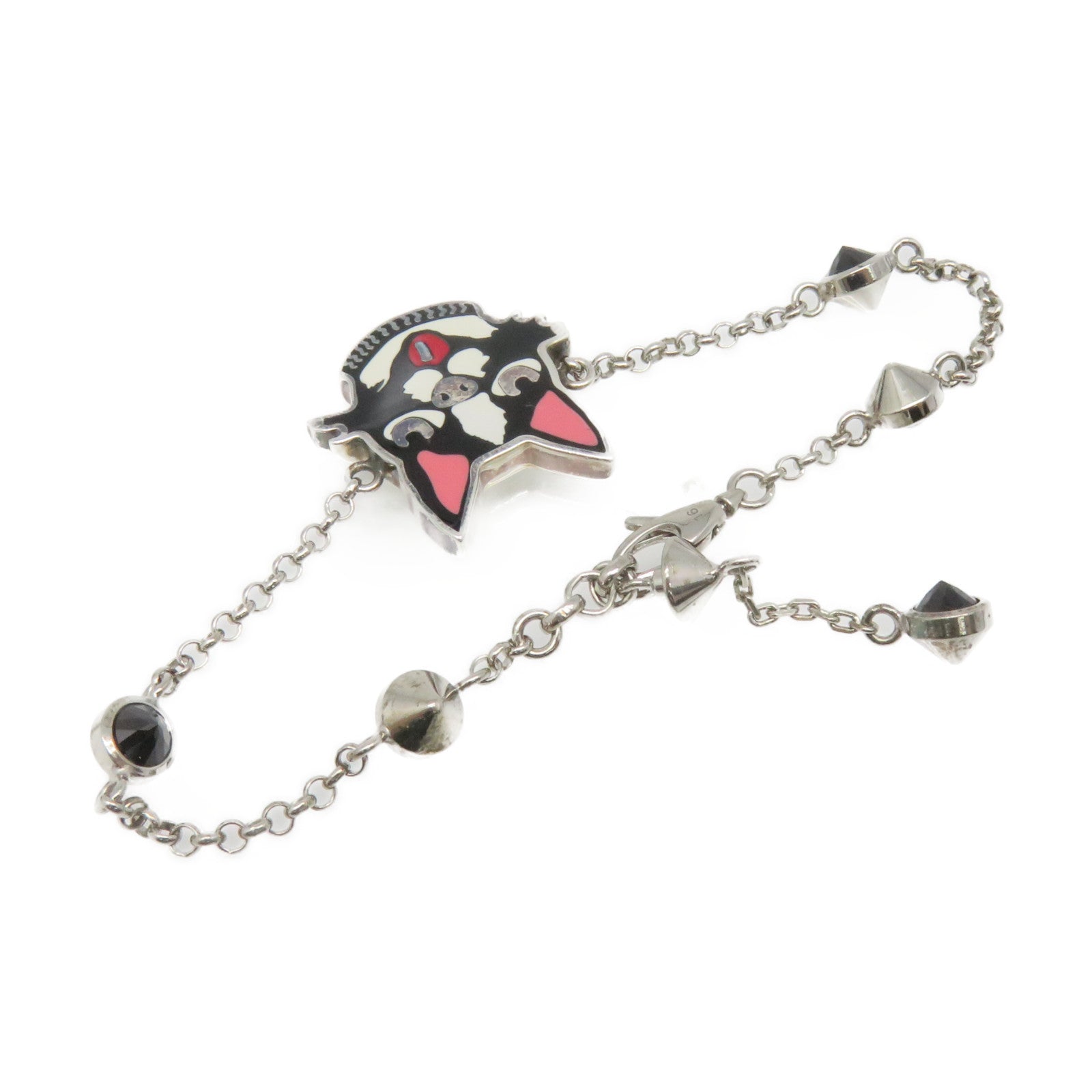 GUCCI 925 Sterling Silver Bosco Orso Bracelet Bracelet