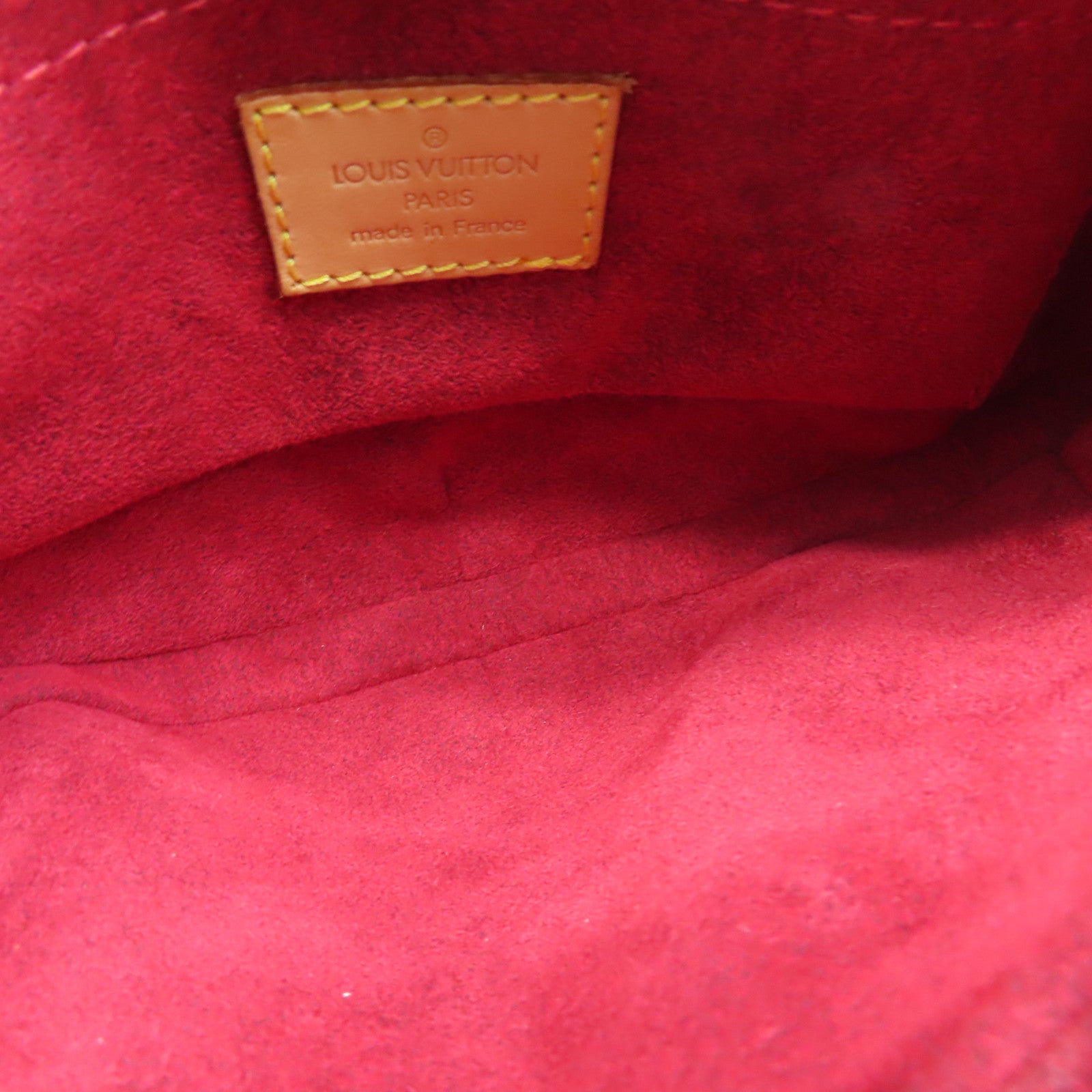 LOUIS VUITTON Monogram Croissant PM Hand Bag金扣手挽袋啡色
