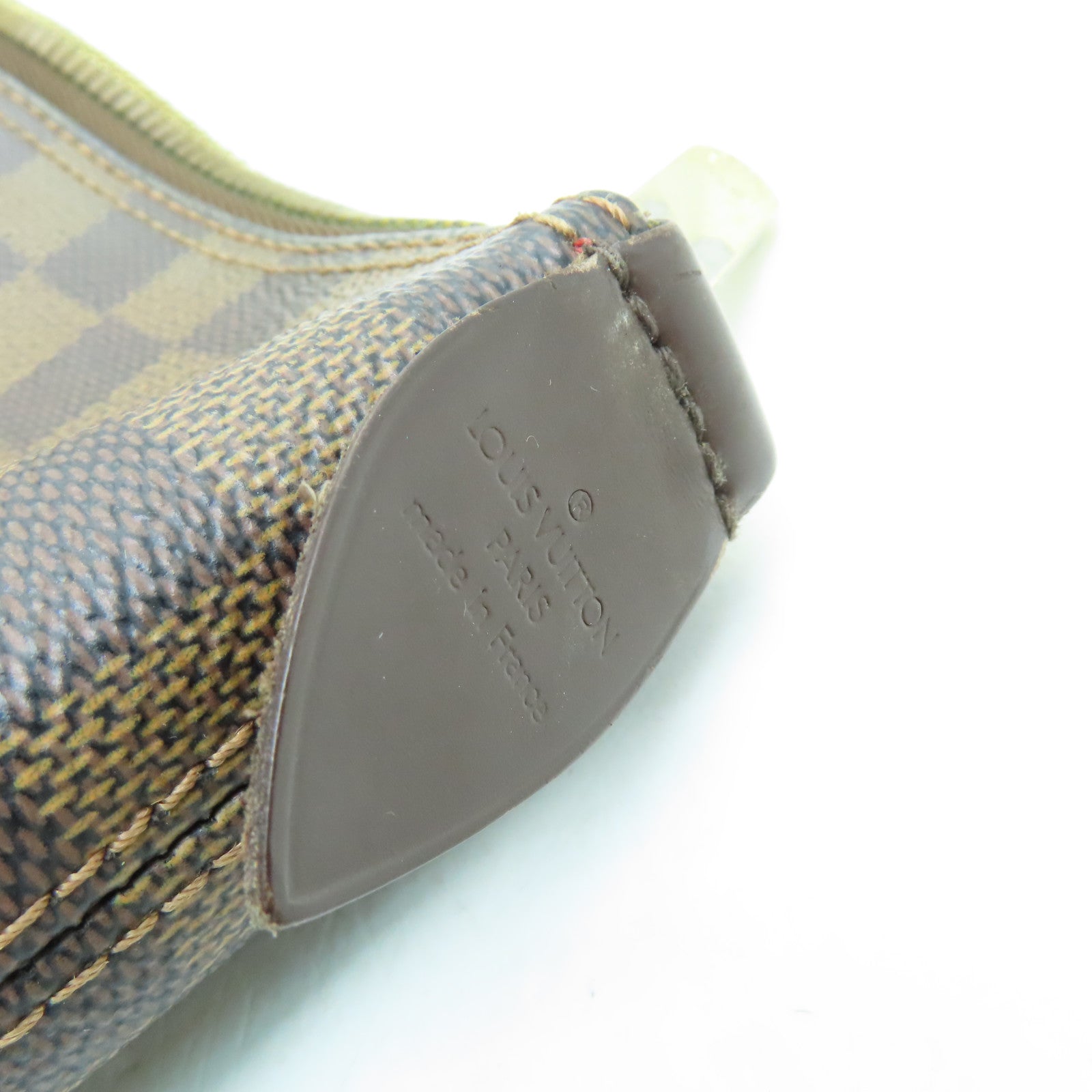 LOUIS VUITTON 【激減優惠】Damier Saleya MM金扣肩背袋棕色