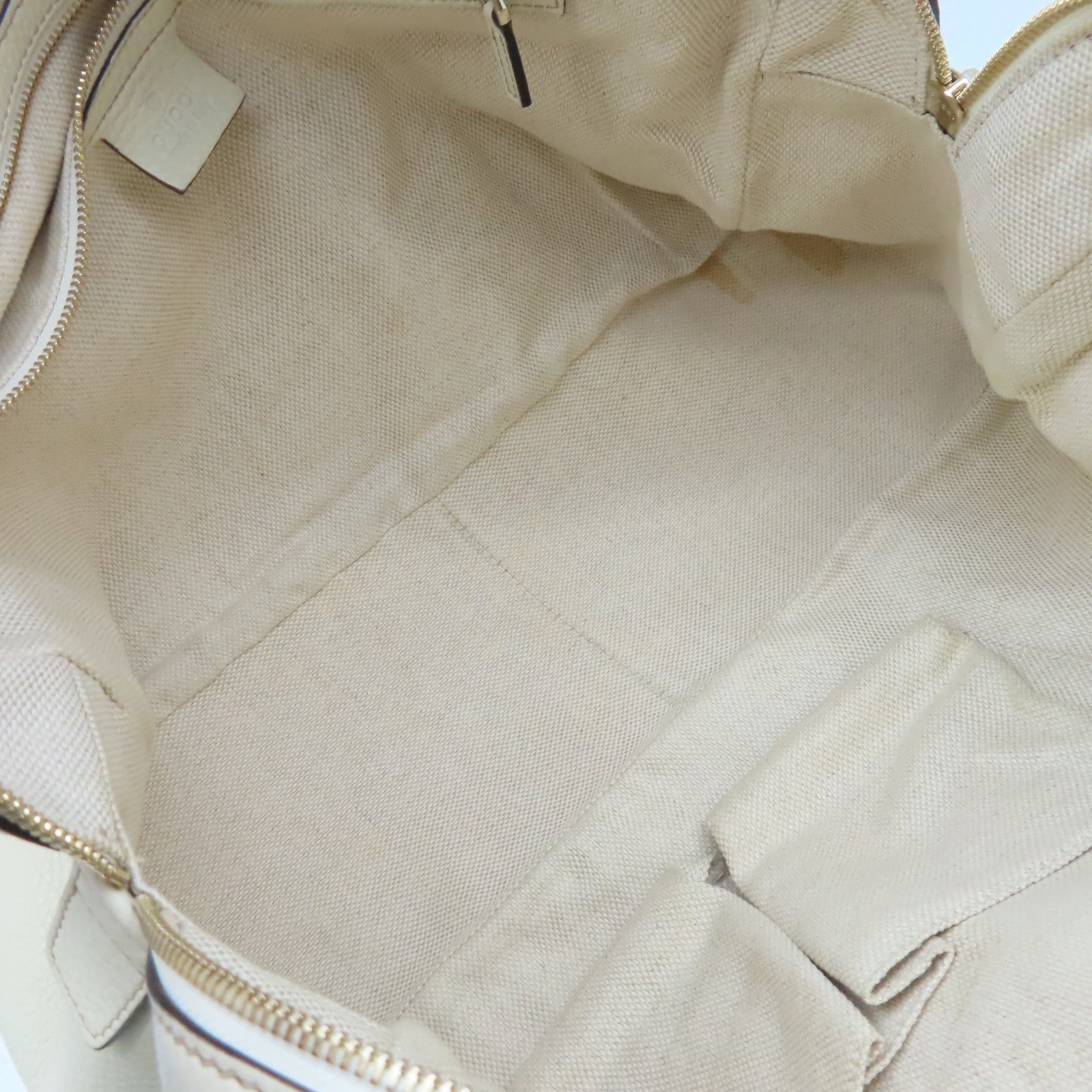 GUCCI 【激減優惠】牛皮皮革Chain Shoulder Bag金扣鏈帶肩背袋米白色
