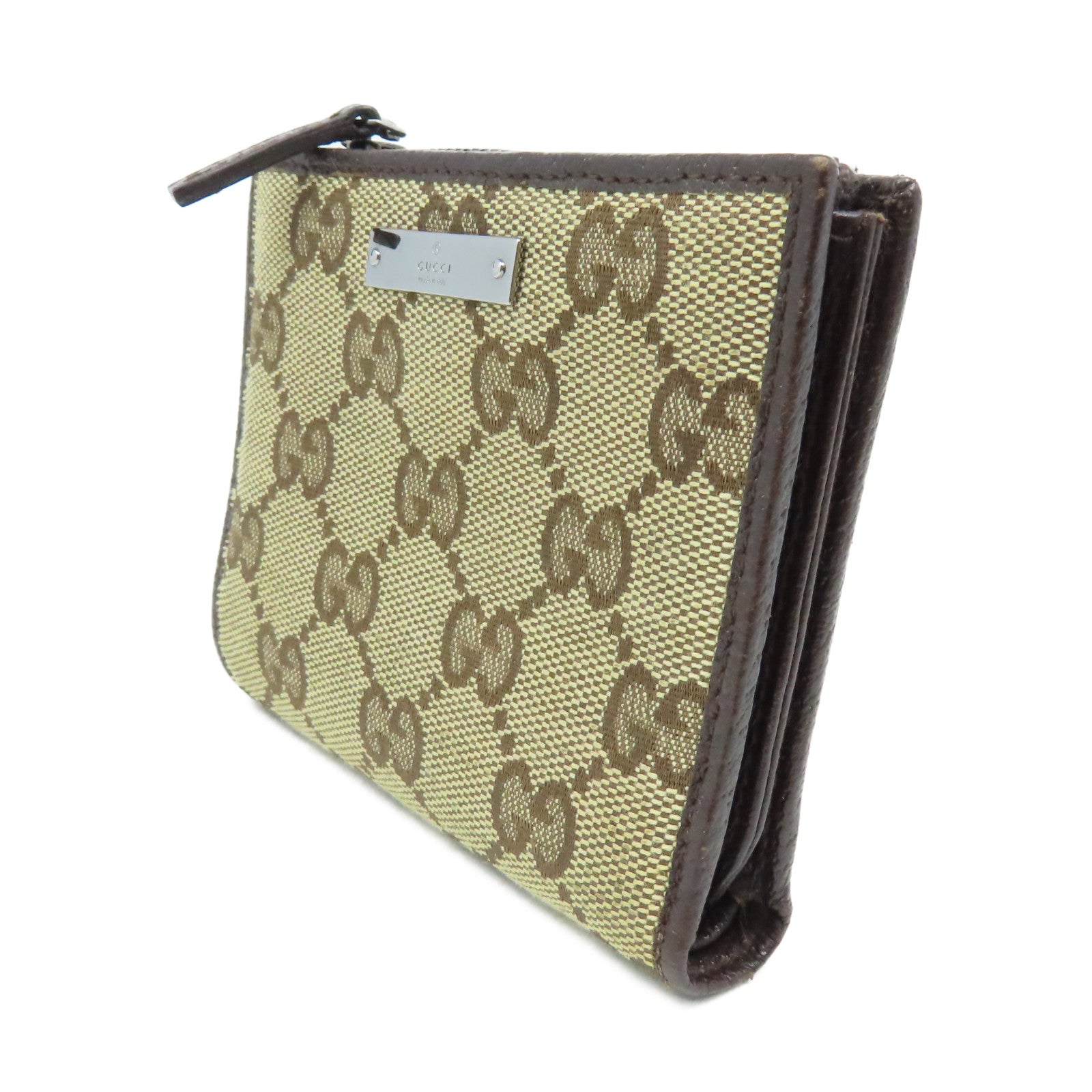 GUCCI GG帆布Short Wallet短錢包啡色