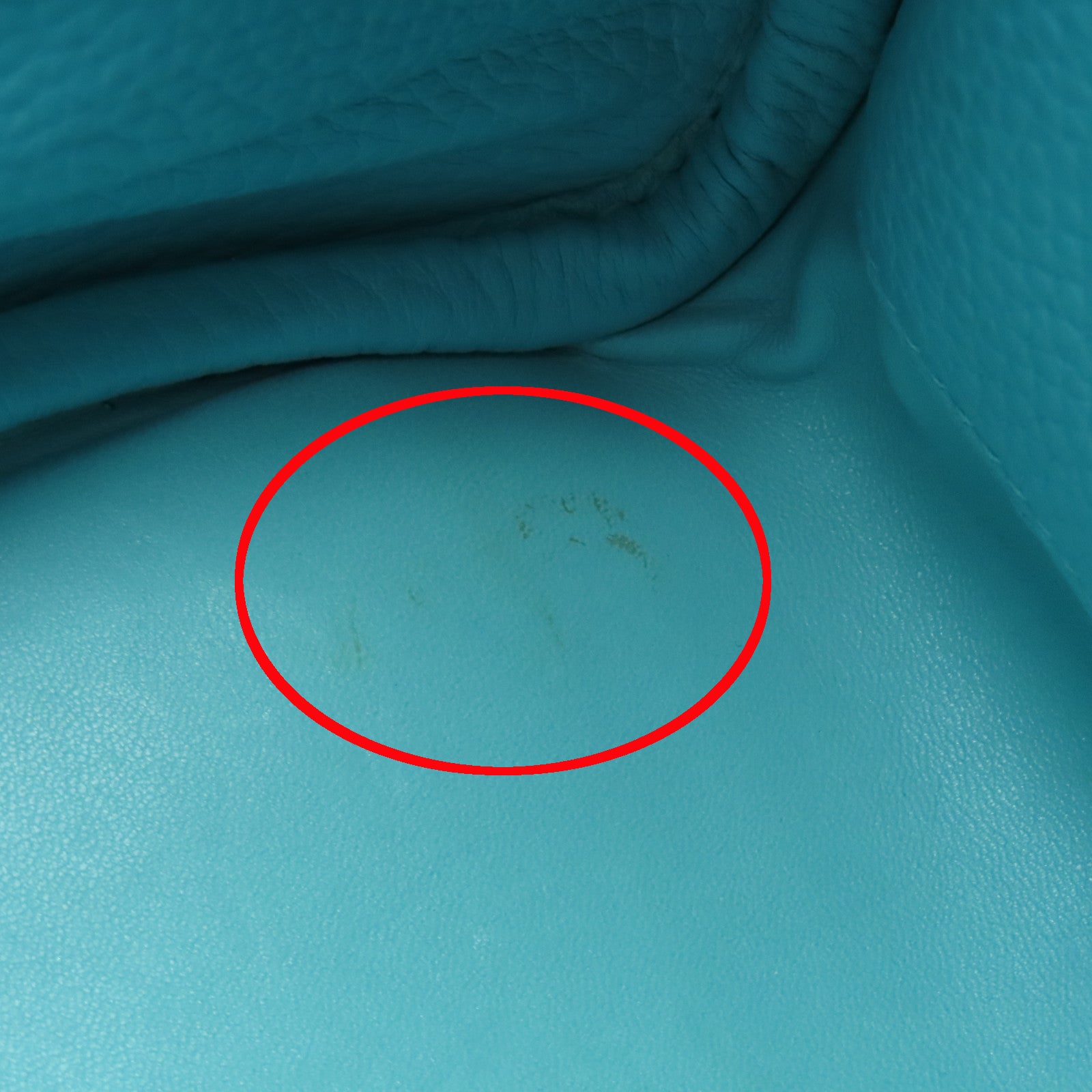 HERMES Clemence皮革Lindy 30银扣手挽肩背两用袋Bleu Atoll蓝色