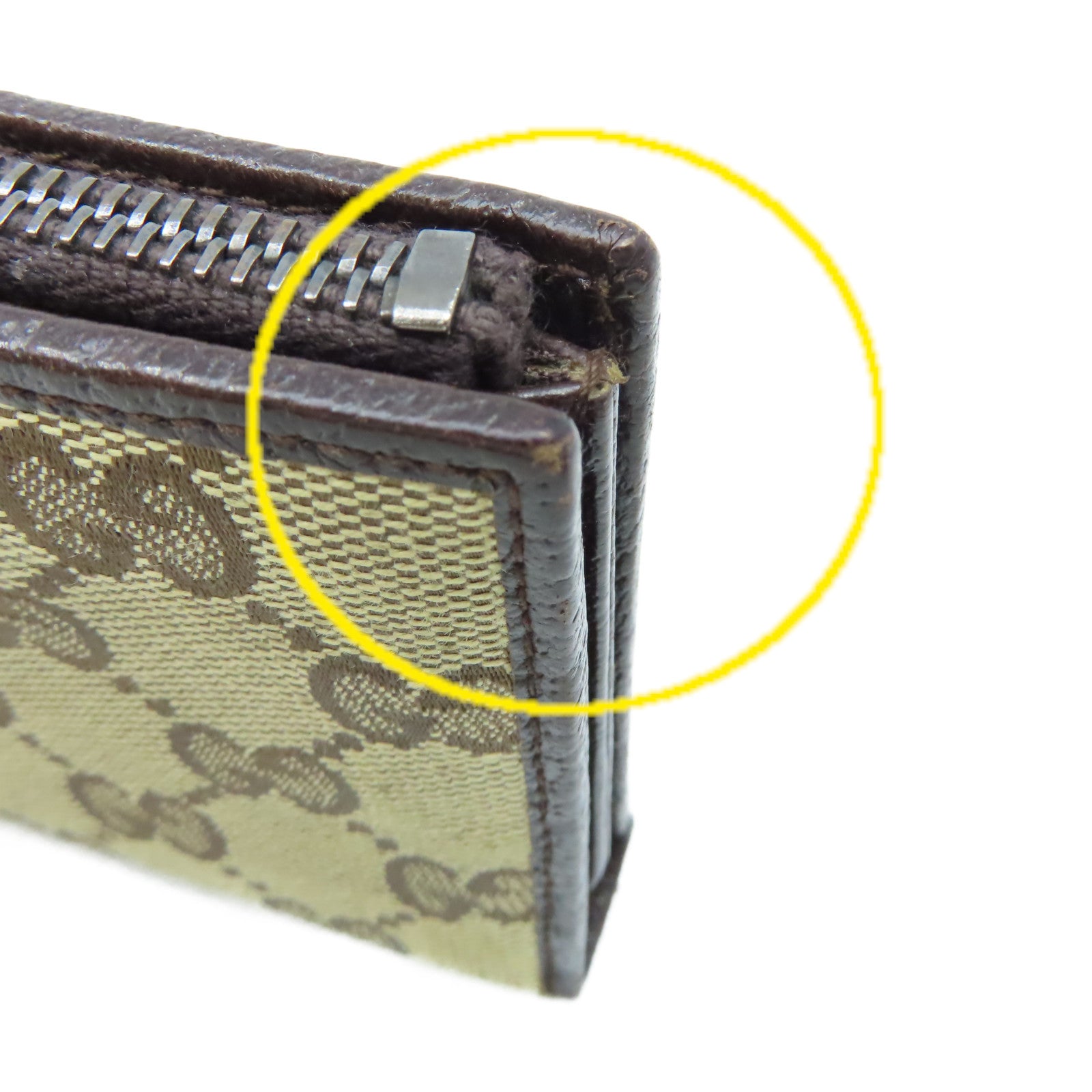 GUCCI GG帆布Short Wallet短錢包啡色