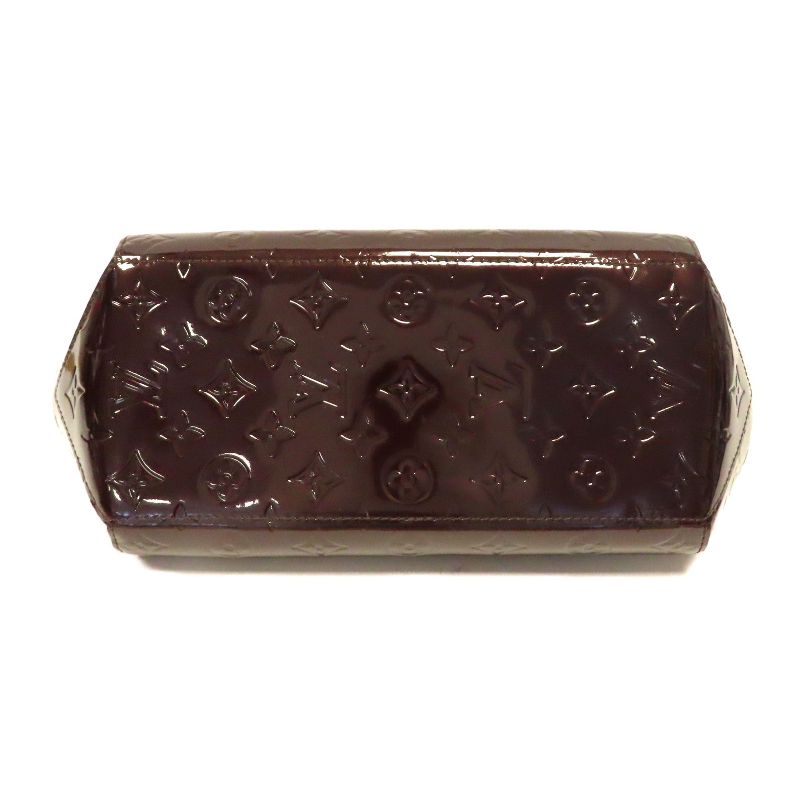 LOUIS VUITTON Monogram Vernis Sherwood PM金扣肩背袋紅色