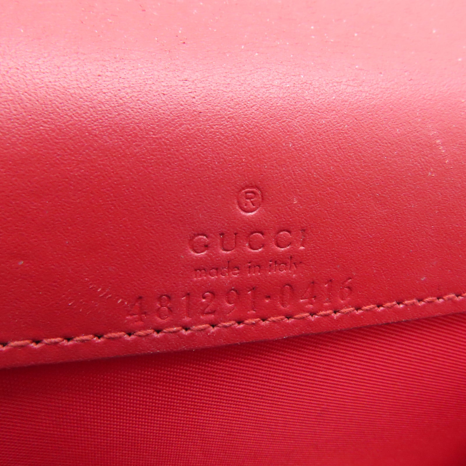 GUCCI 帆布Wallet On Chain金扣鏈帶肩背袋啡色
