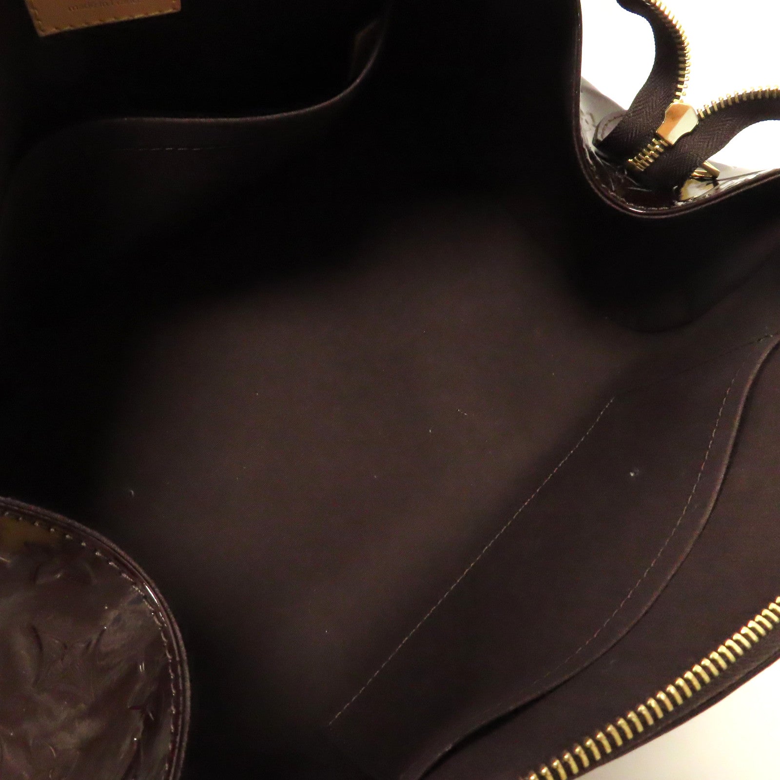 LOUIS VUITTON Monogram Vernis Sherwood PM金扣肩背袋紅色