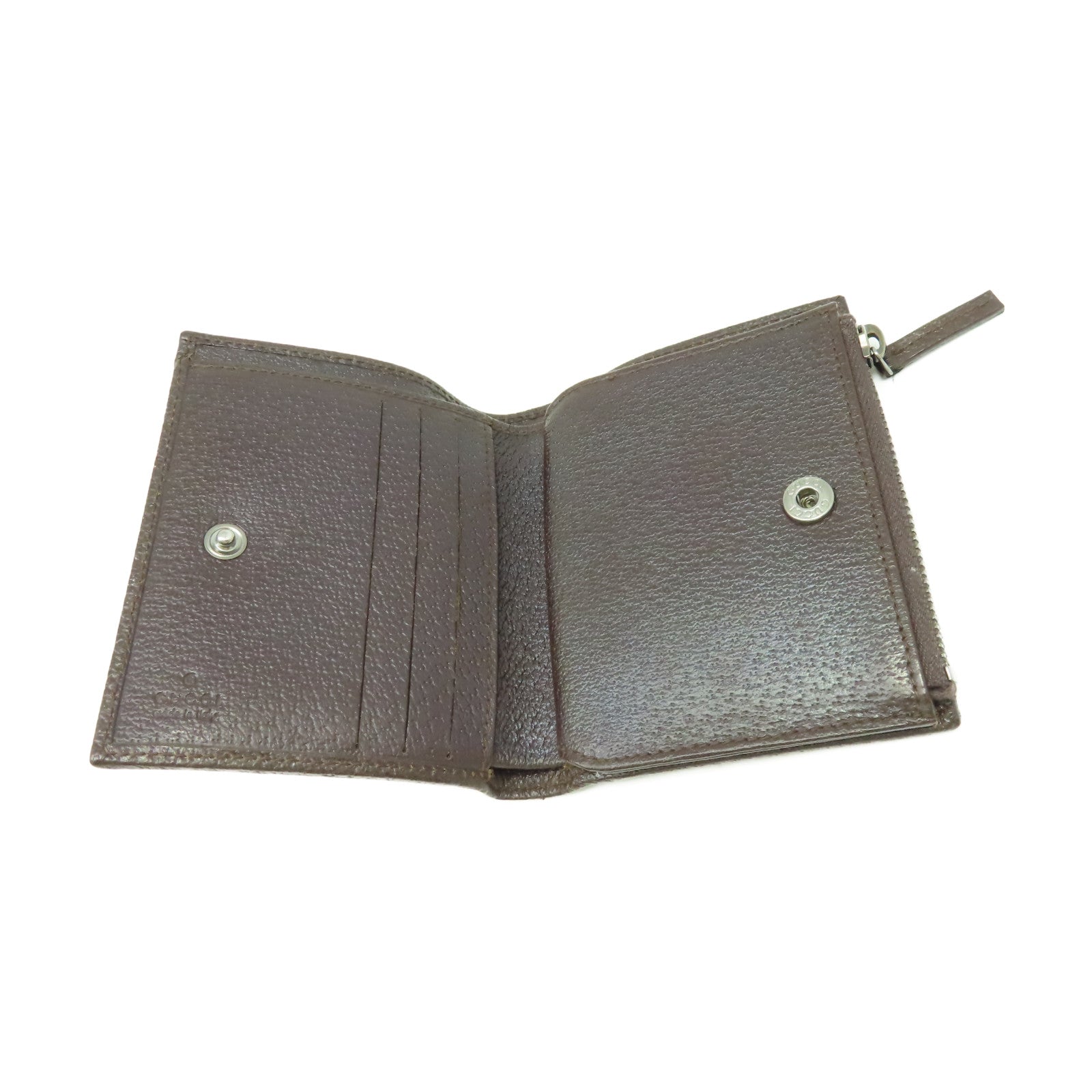 GUCCI GG帆布Short Wallet短錢包啡色