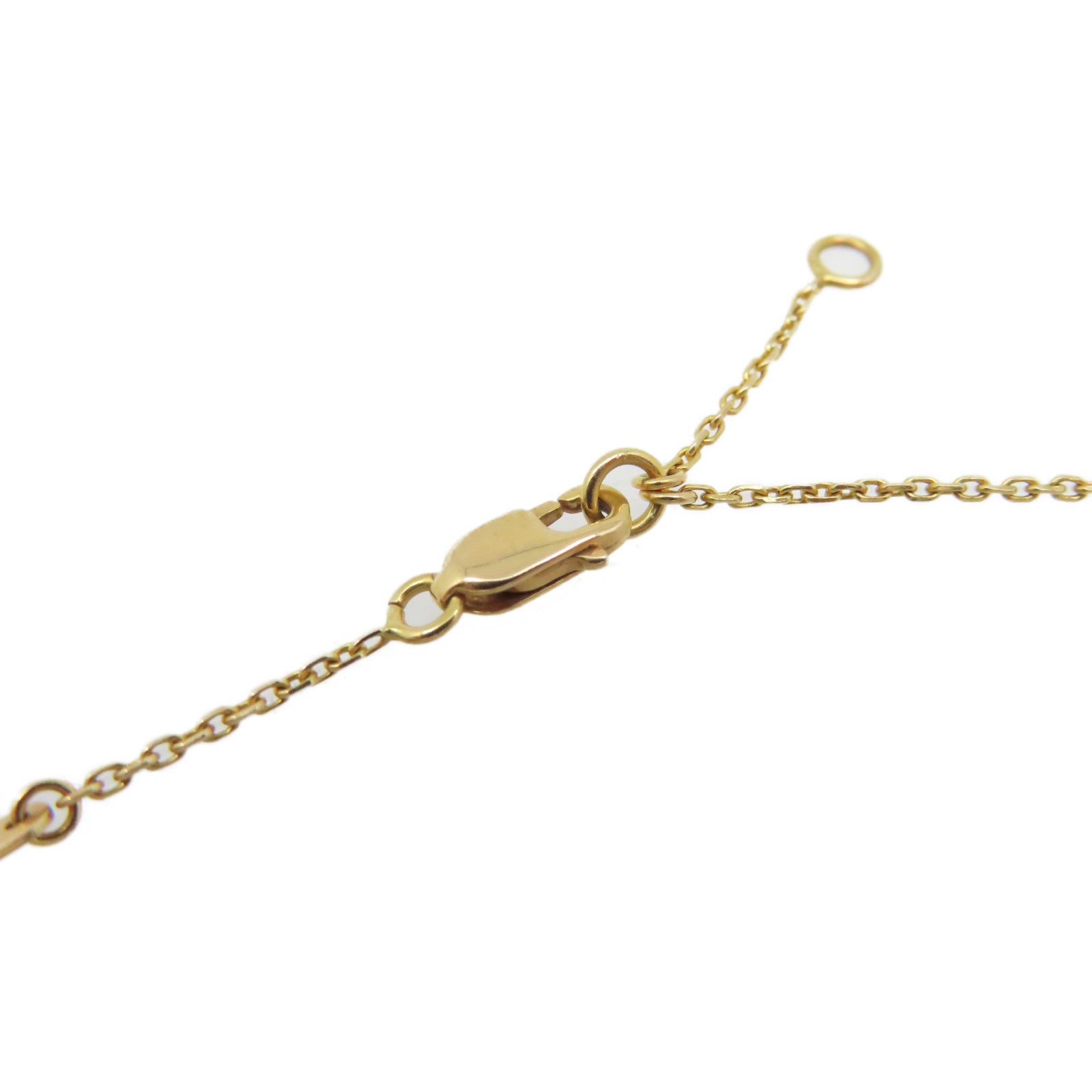 Van Cleef & Arpels 18K黃金/紅玉髓Sweet Alhambra Necklace項鏈紅色/金色