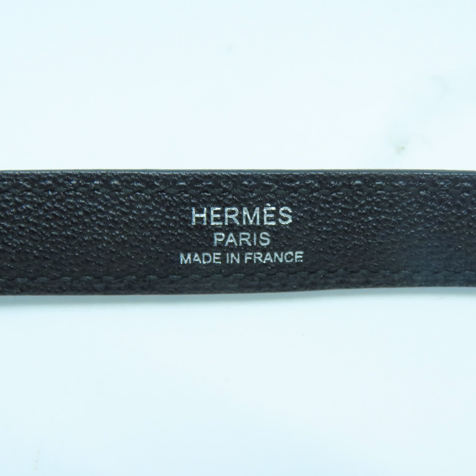 HERMES Chevre皮革Kelly 25銀扣手挽肩背兩用袋黑色