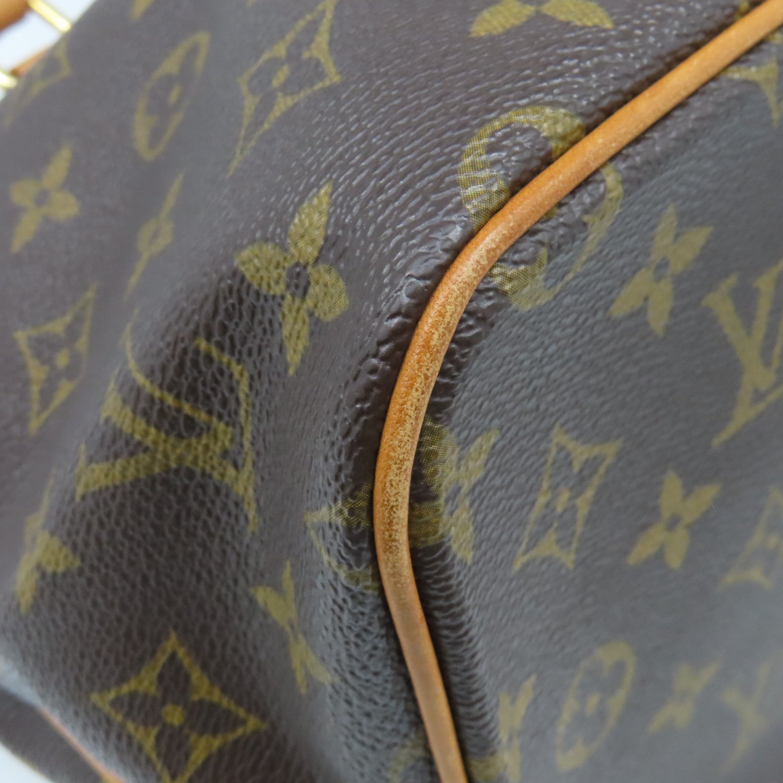 LOUIS VUITTON Monogram Palermo PM金扣手挽肩背兩用袋啡色