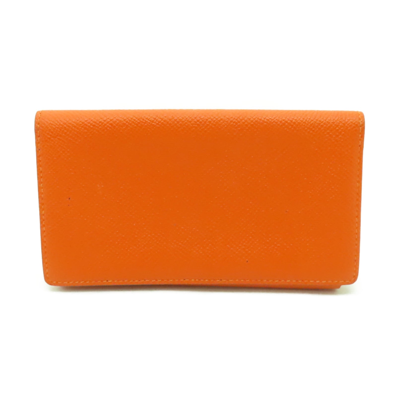 HERMES 【激減優惠】Epsom皮革Card Case卡片套/手拿包Orange/橙色