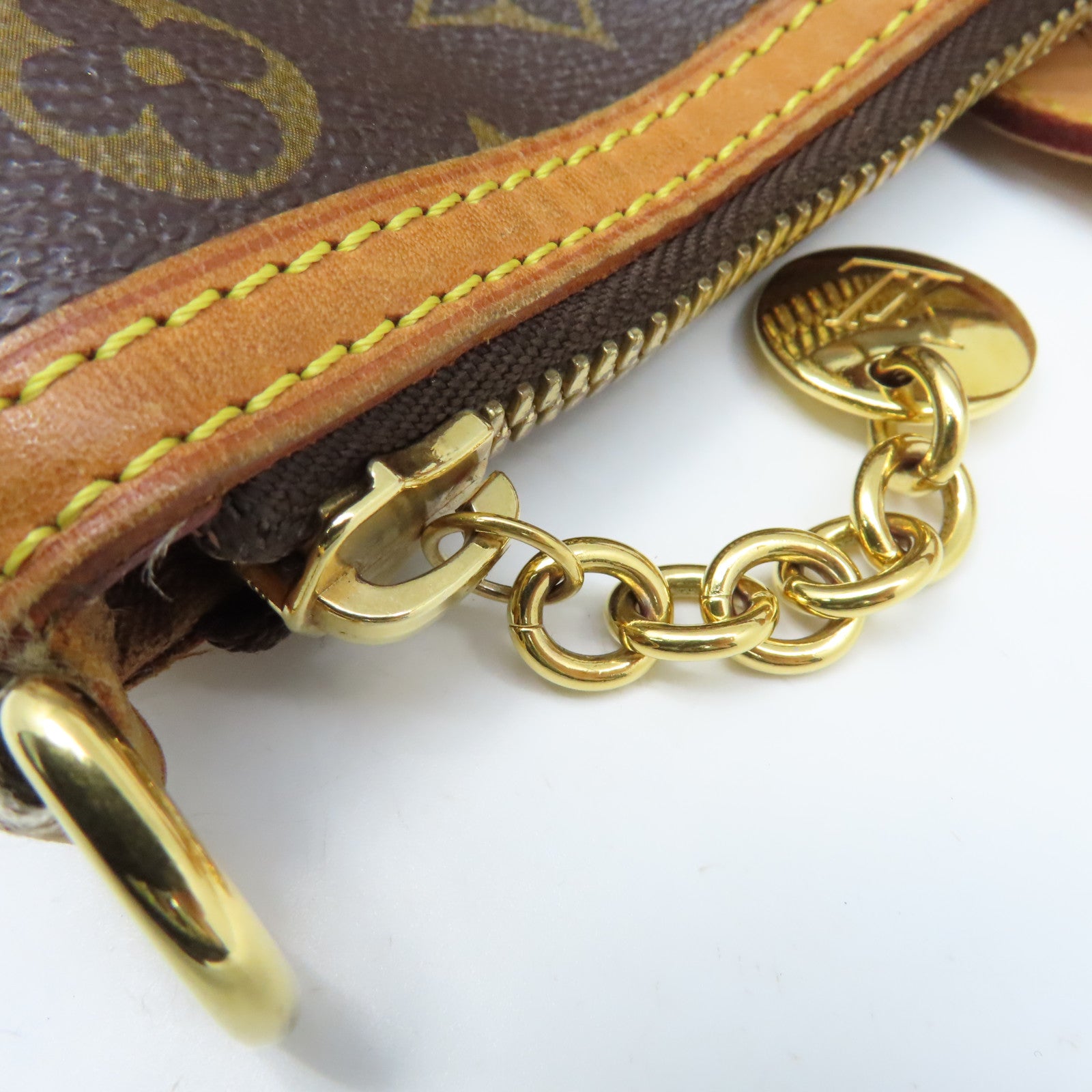 LOUIS VUITTON Monogram Palermo PM金扣手挽肩背兩用袋啡色