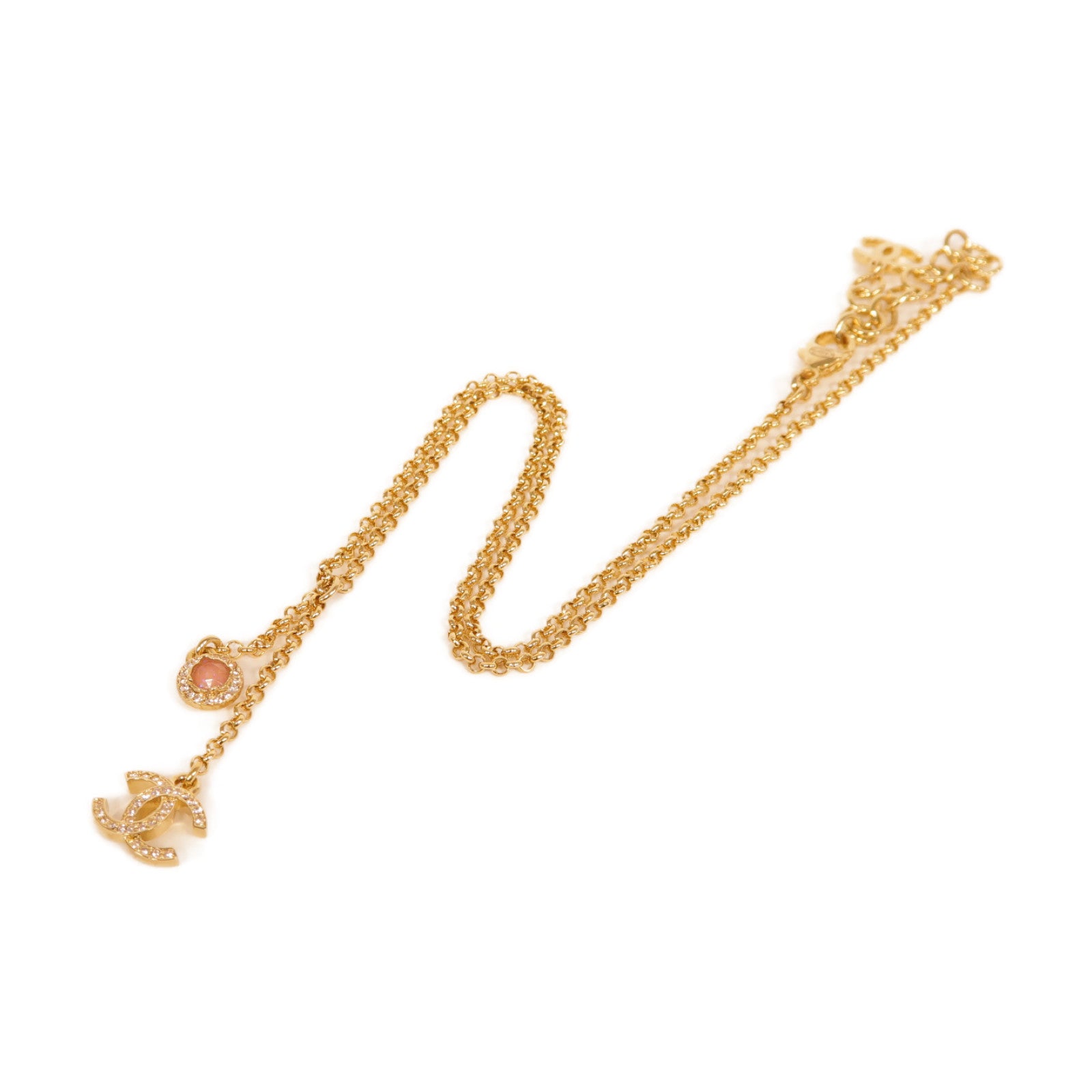 CHANEL 金屬Necklace項鍊金色