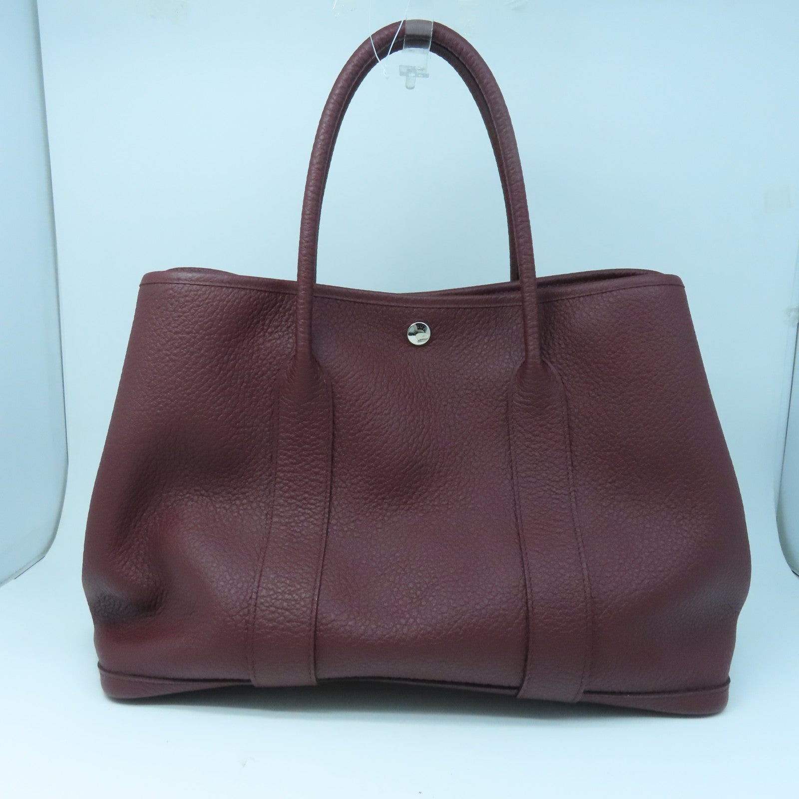 HERMES 【激減優惠】Negonda Garden Party PM Tote Bag銀扣手挽袋伯爾多