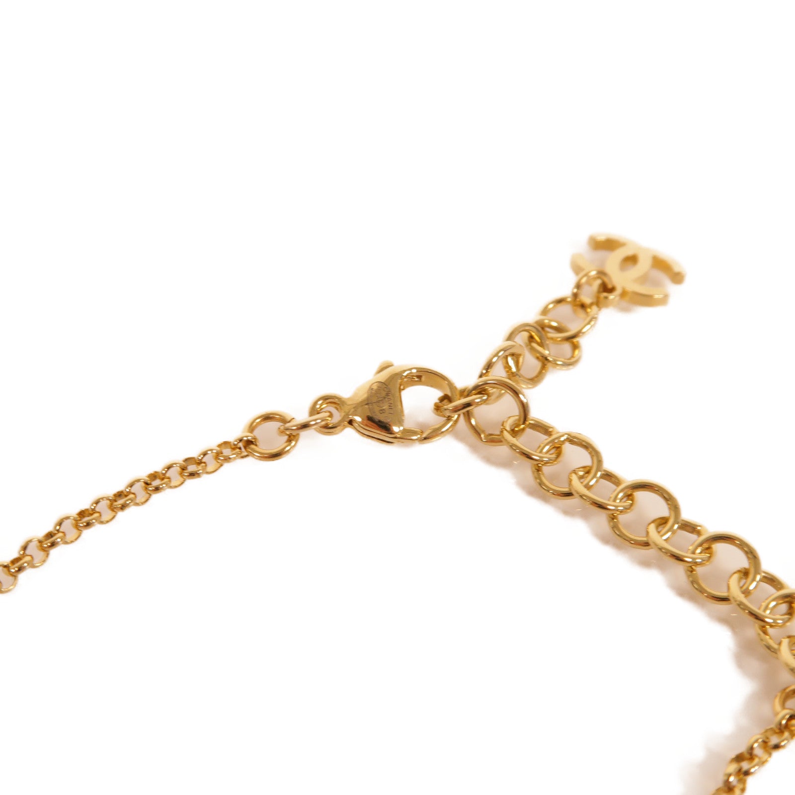 CHANEL 金屬Necklace項鍊金色