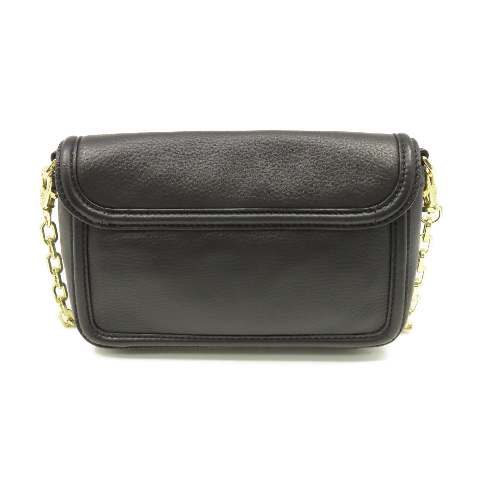 Tory Burch 牛皮皮革Chain Shoulder Bag鏈帶肩背袋黑色