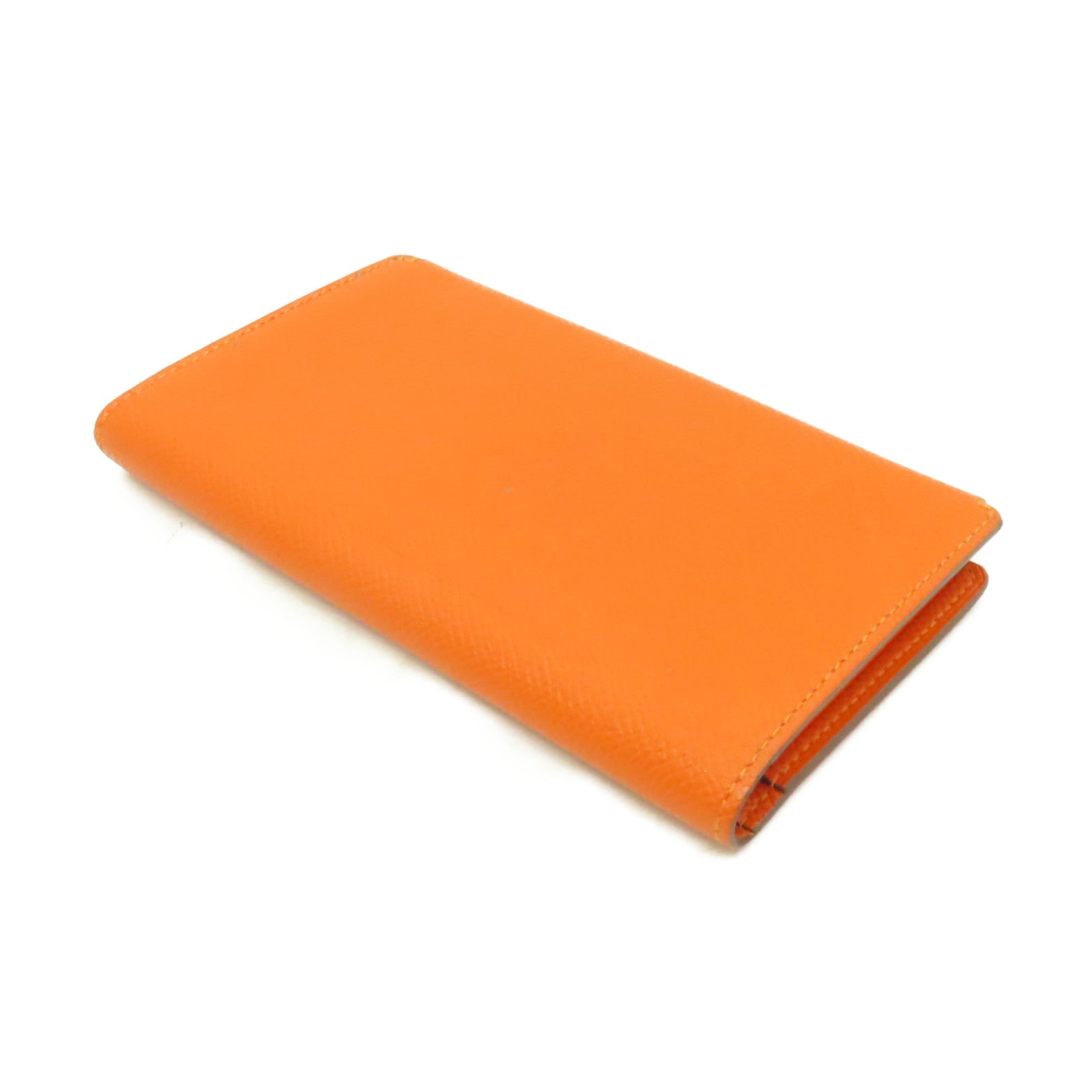 HERMES 【激減優惠】Epsom皮革Card Case卡片套/手拿包Orange/橙色