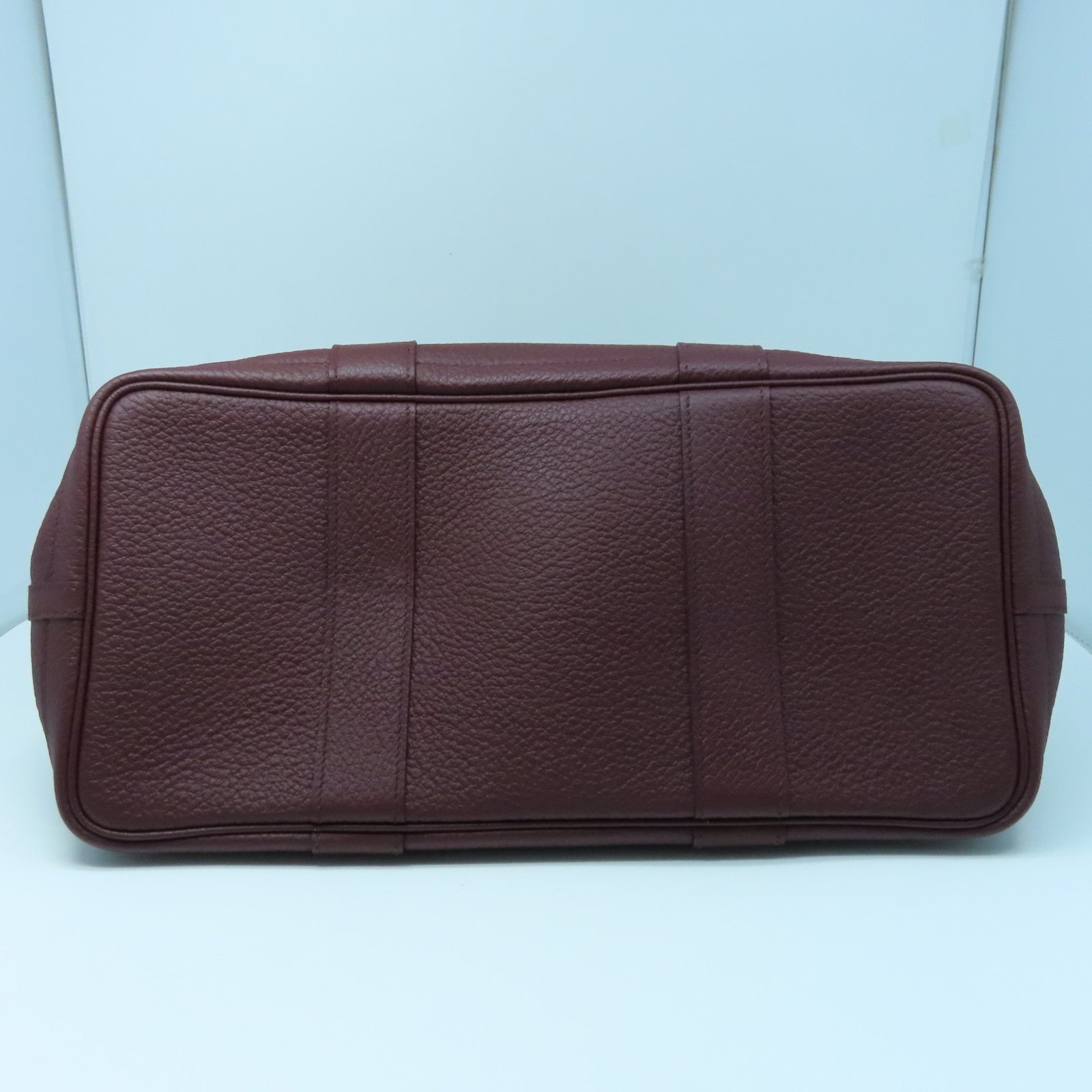 HERMES 【激減優惠】Negonda Garden Party PM Tote Bag銀扣手挽袋伯爾多