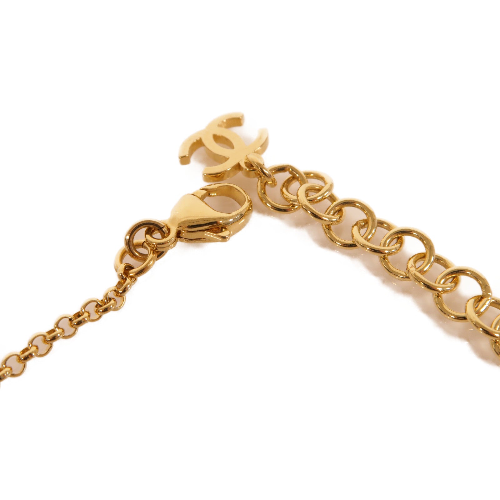 CHANEL 金屬Necklace項鍊金色